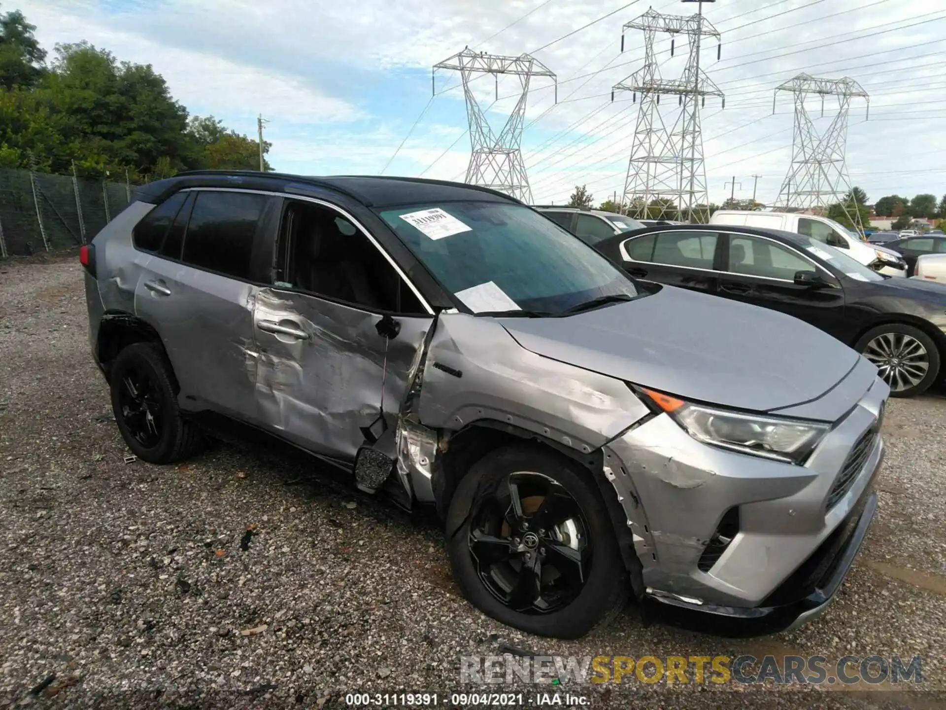 1 Photograph of a damaged car 4T3E6RFV5MU041849 TOYOTA RAV4 2021