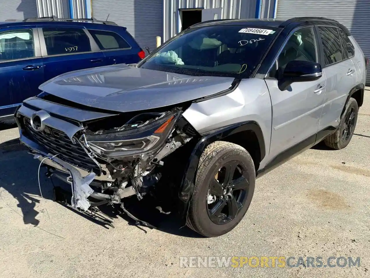 2 Photograph of a damaged car 4T3E6RFV5MU051300 TOYOTA RAV4 2021