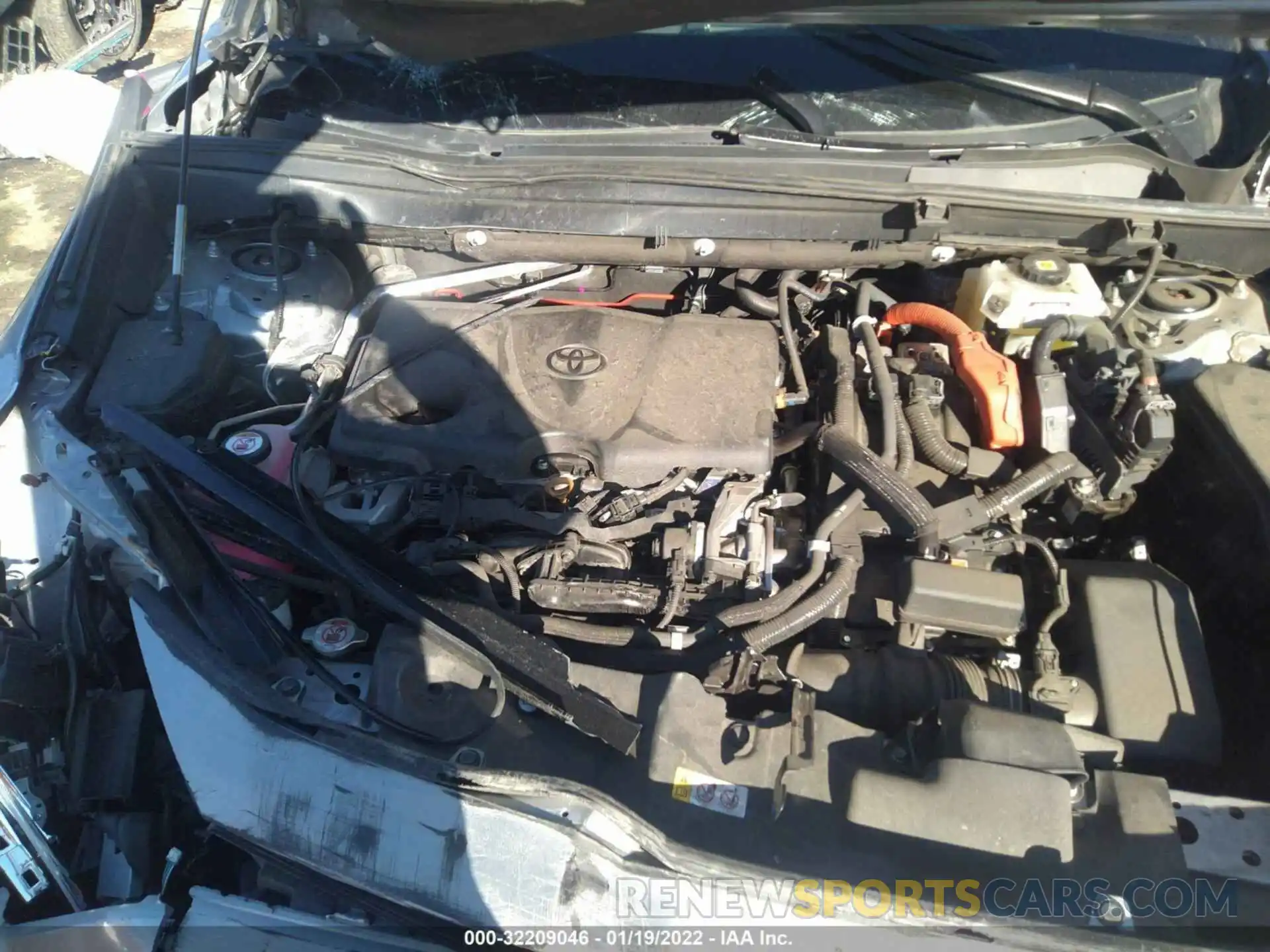 10 Фотография поврежденного автомобиля 4T3E6RFV6MU010769 TOYOTA RAV4 2021