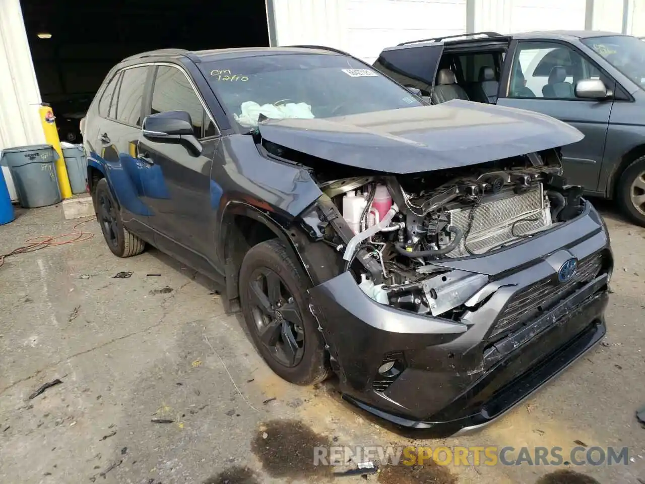 1 Photograph of a damaged car 4T3E6RFV6MU044453 TOYOTA RAV4 2021