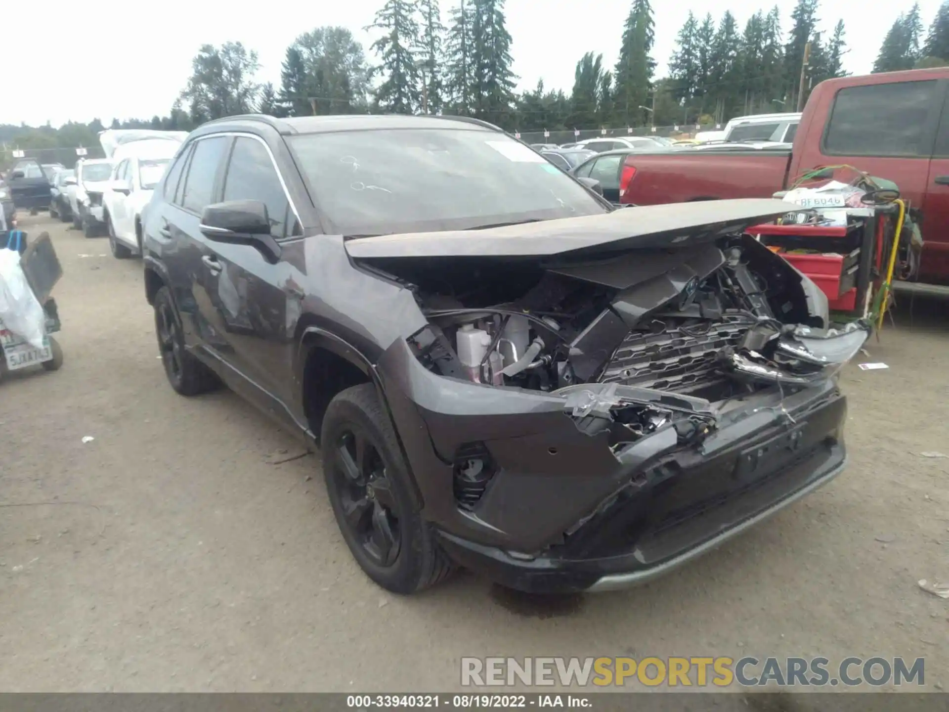 1 Photograph of a damaged car 4T3E6RFV6MU053136 TOYOTA RAV4 2021