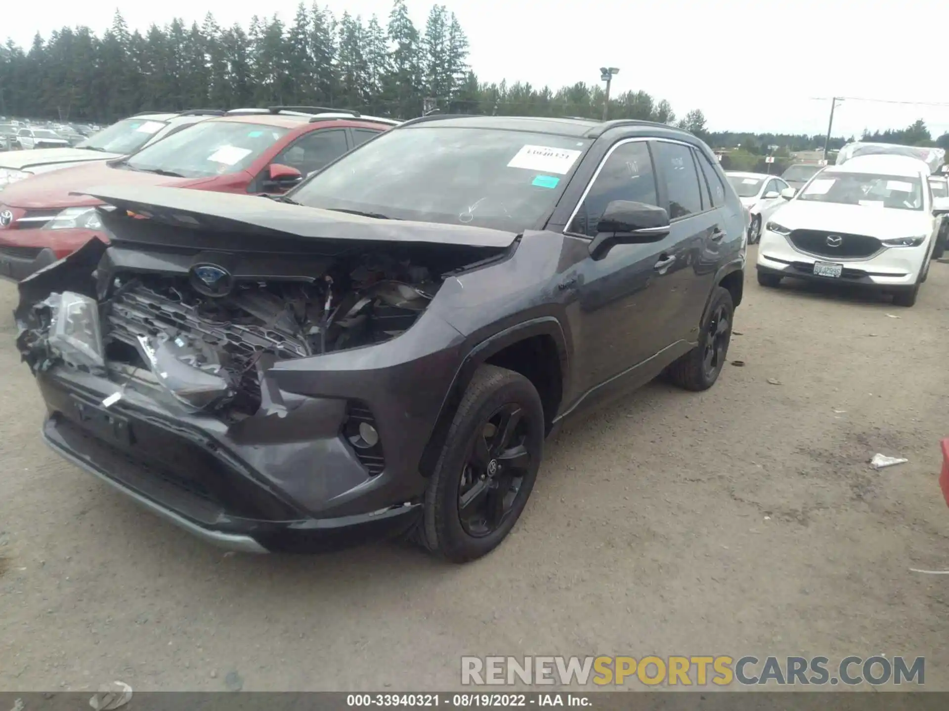 2 Photograph of a damaged car 4T3E6RFV6MU053136 TOYOTA RAV4 2021