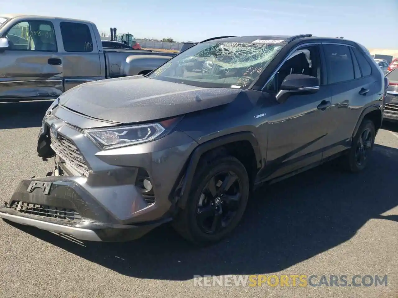 2 Photograph of a damaged car 4T3E6RFV7MU009615 TOYOTA RAV4 2021