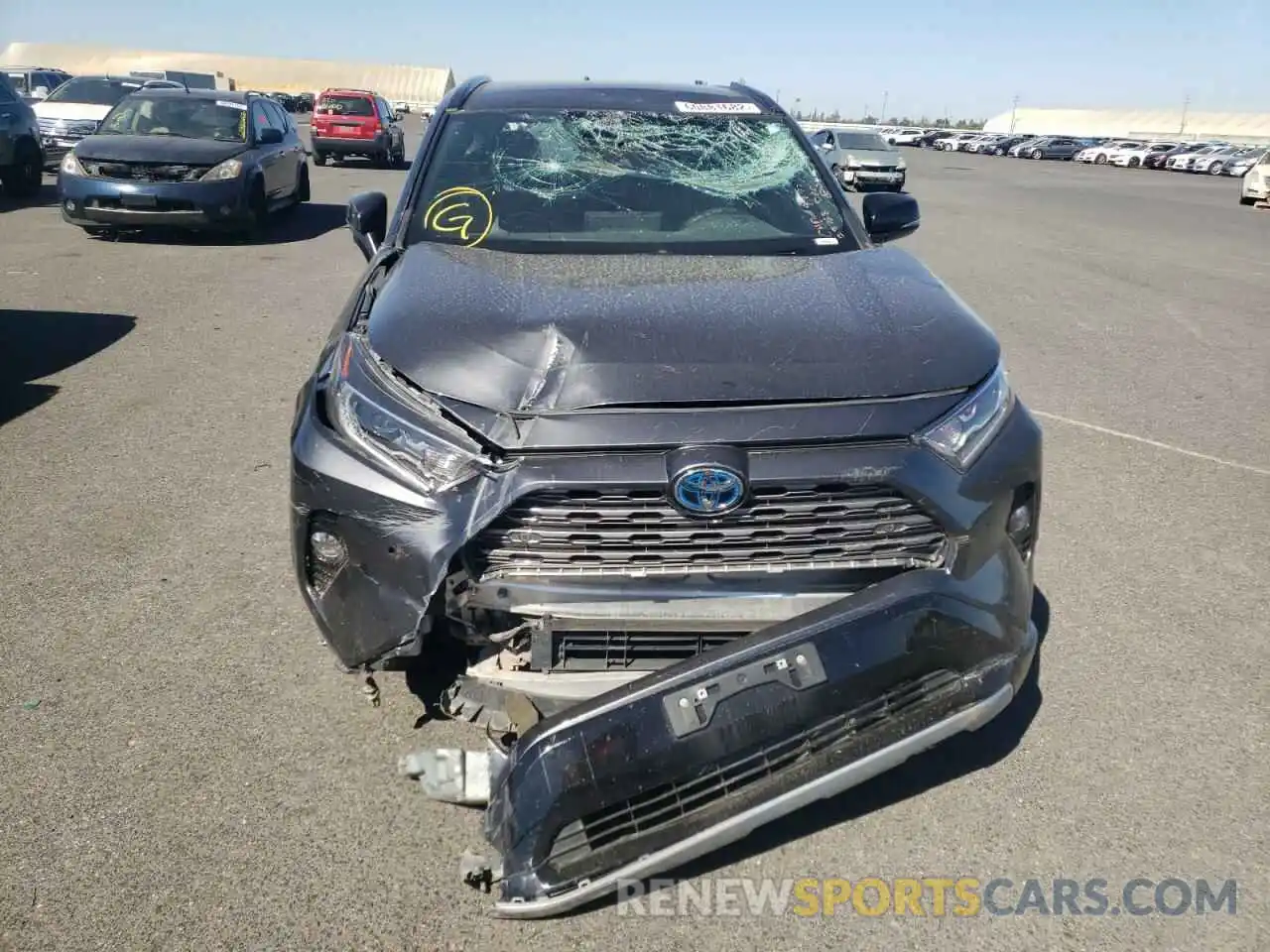 9 Photograph of a damaged car 4T3E6RFV7MU009615 TOYOTA RAV4 2021