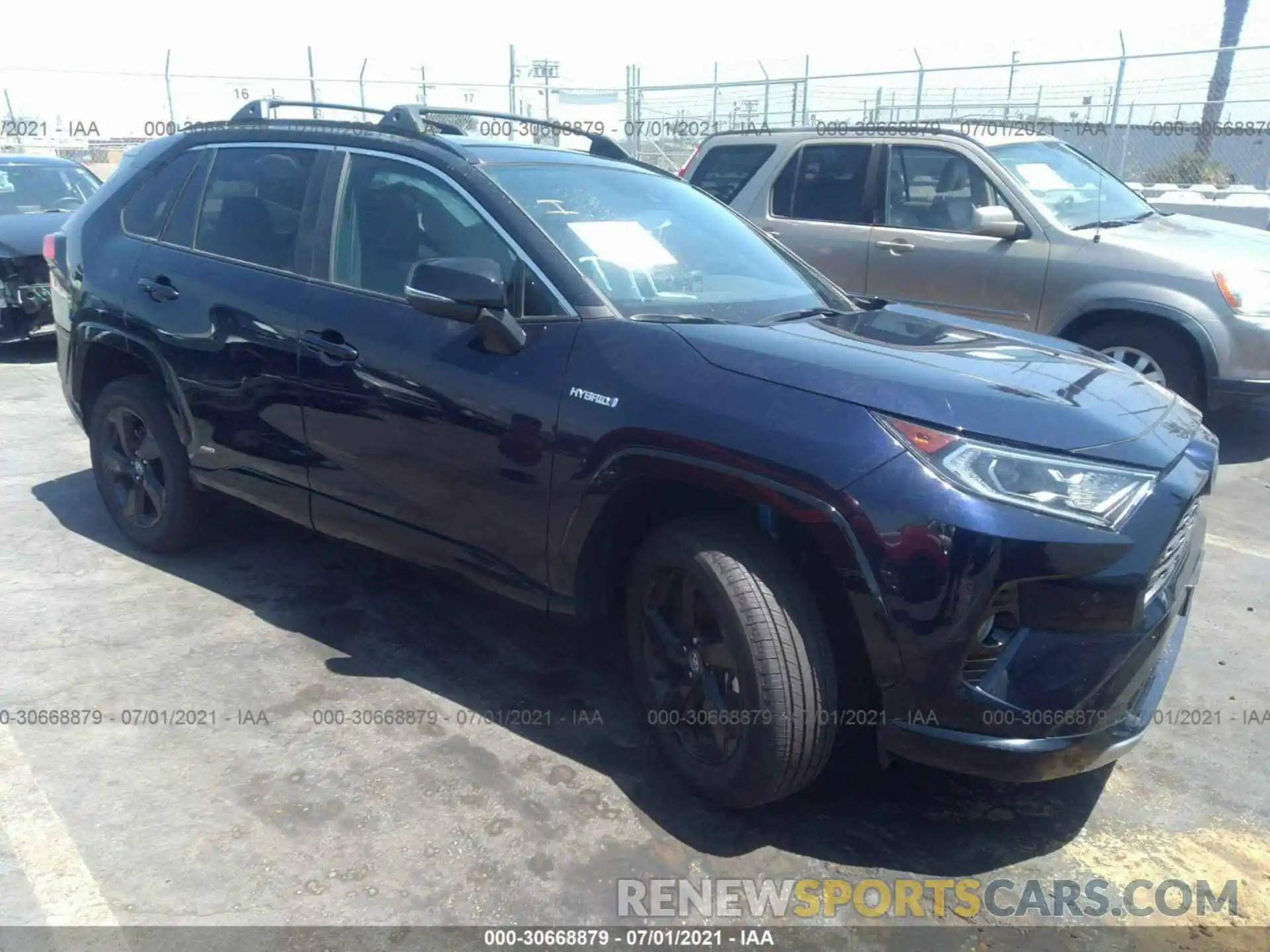 1 Photograph of a damaged car 4T3E6RFV7MU011574 TOYOTA RAV4 2021