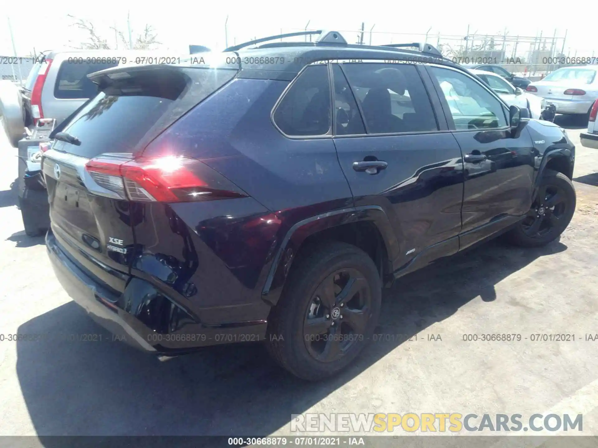 4 Photograph of a damaged car 4T3E6RFV7MU011574 TOYOTA RAV4 2021