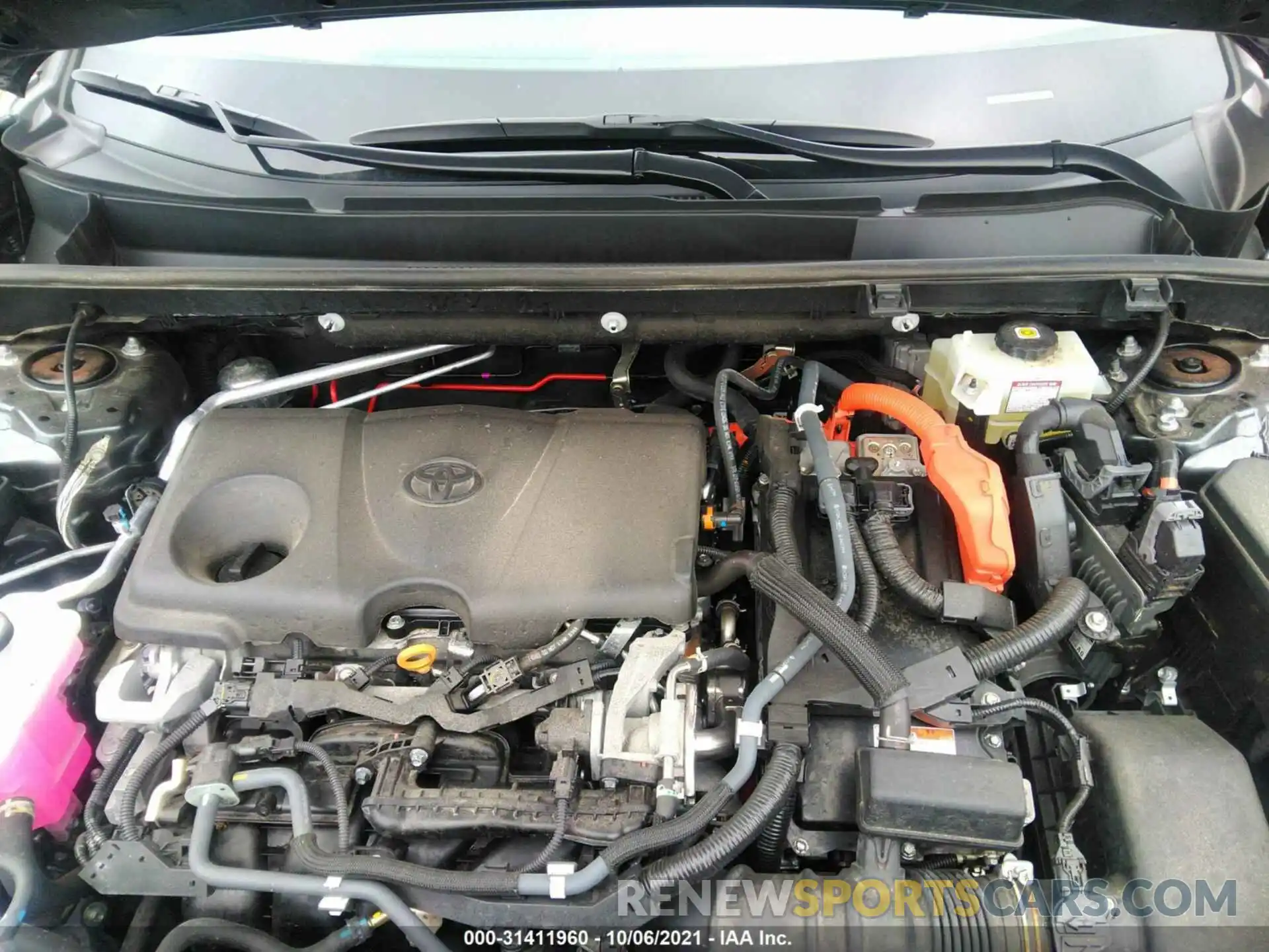 10 Фотография поврежденного автомобиля 4T3E6RFV7MU014216 TOYOTA RAV4 2021