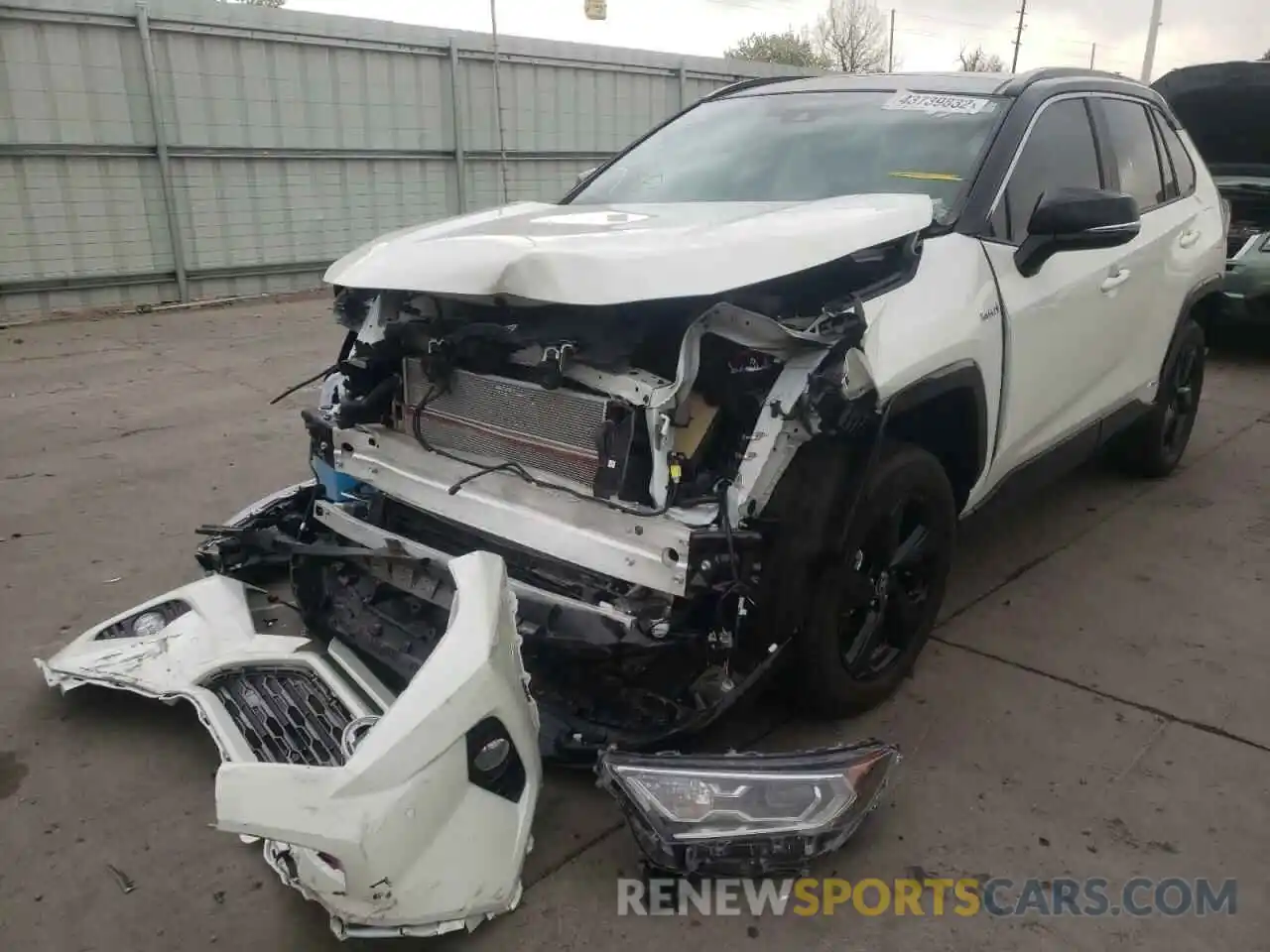 2 Photograph of a damaged car 4T3E6RFV7MU045434 TOYOTA RAV4 2021