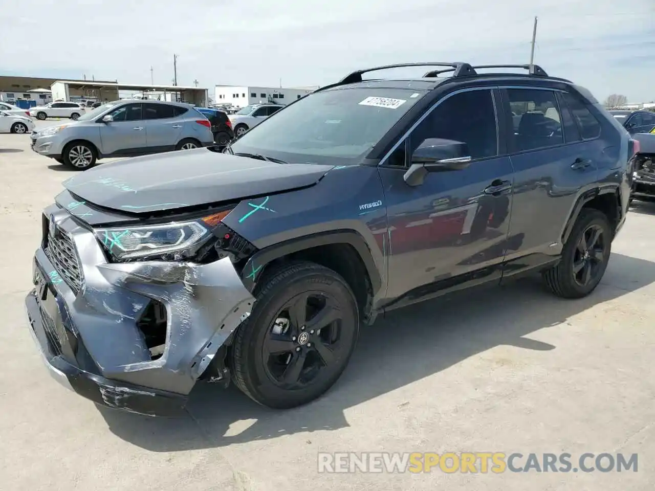 1 Photograph of a damaged car 4T3E6RFV8MU032126 TOYOTA RAV4 2021