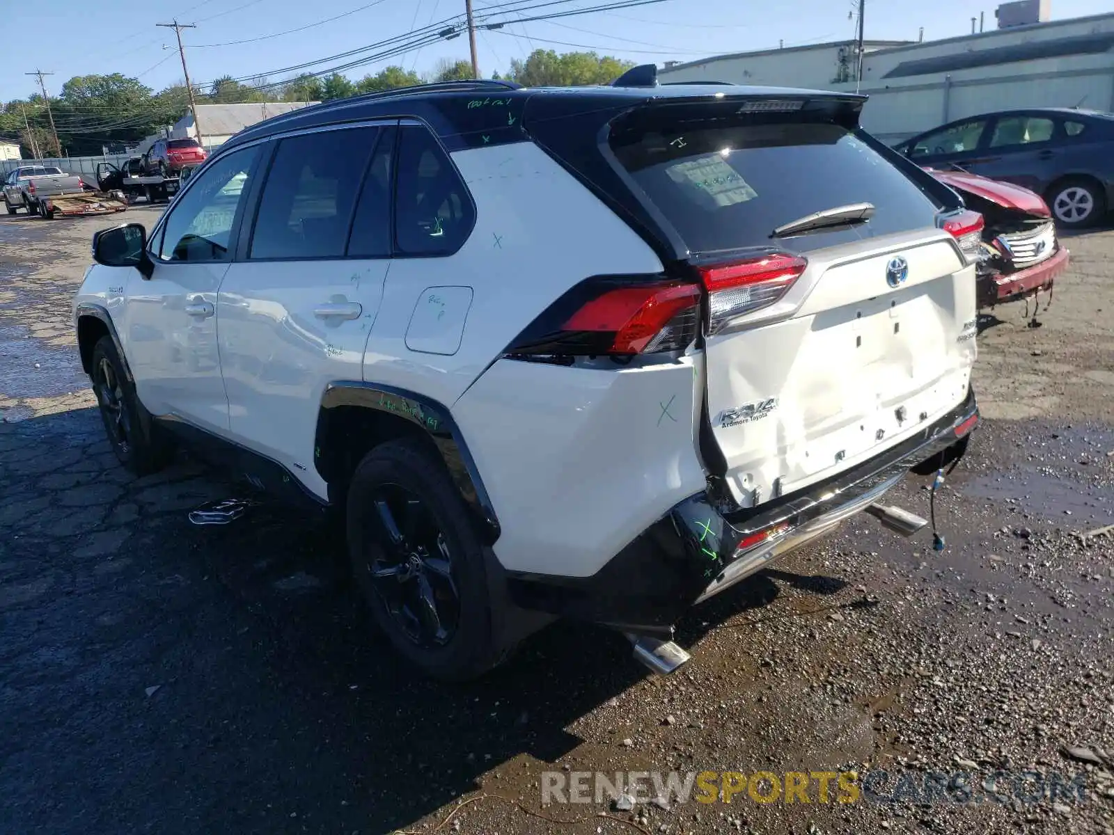 3 Photograph of a damaged car 4T3E6RFV8MU033258 TOYOTA RAV4 2021