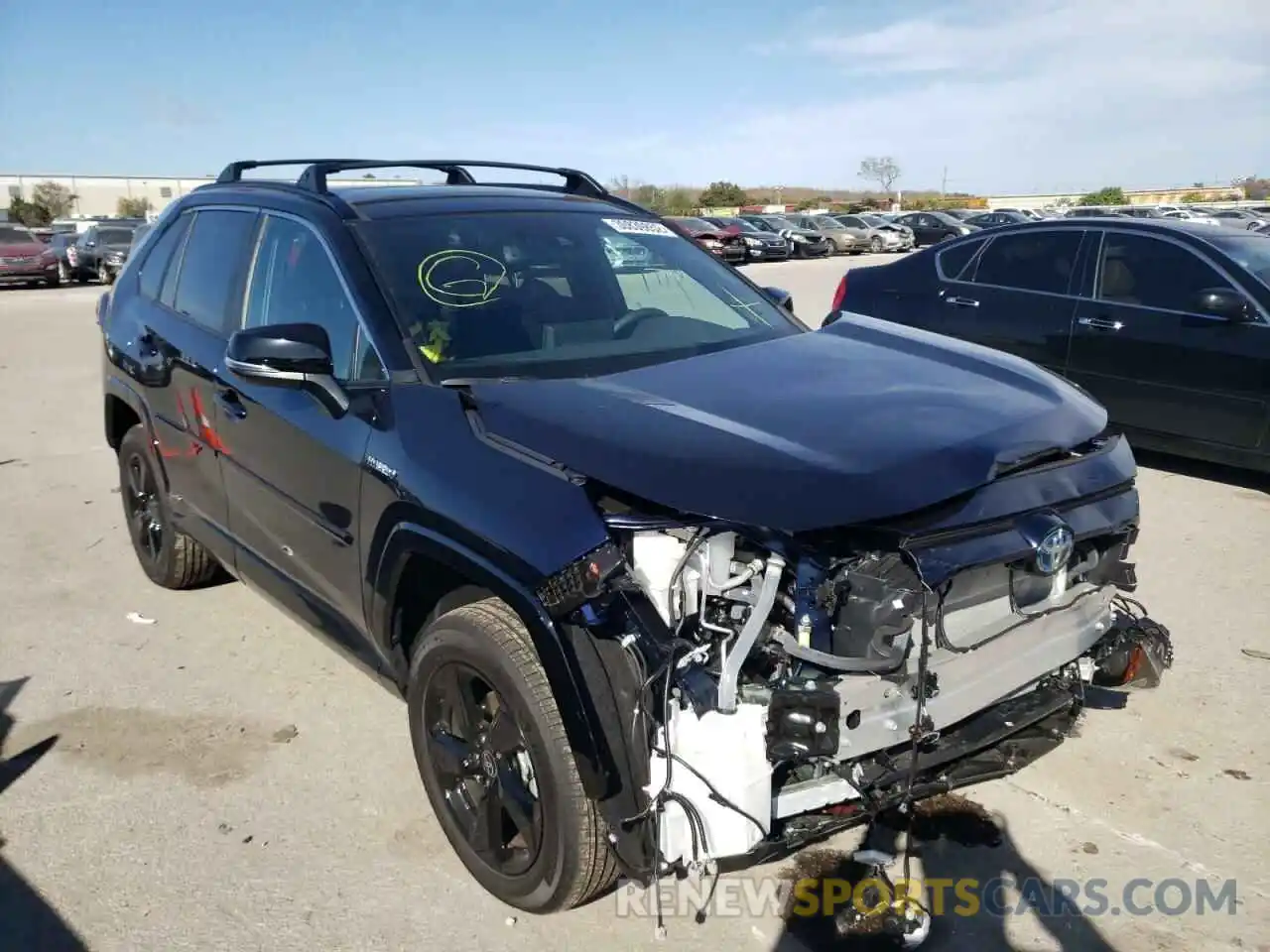 1 Photograph of a damaged car 4T3E6RFV8MU040114 TOYOTA RAV4 2021