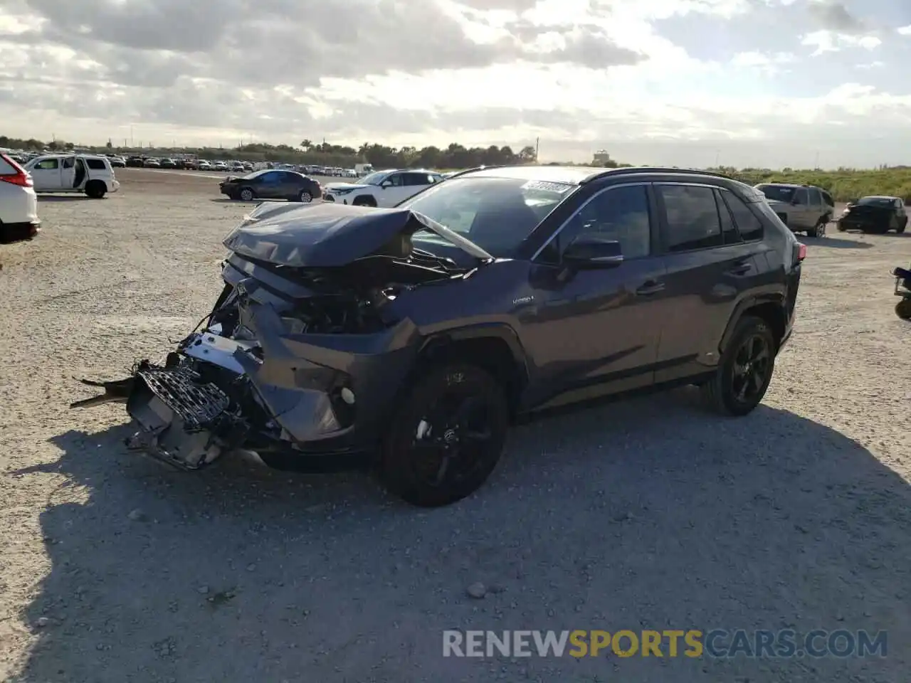 2 Photograph of a damaged car 4T3E6RFV8MU060945 TOYOTA RAV4 2021