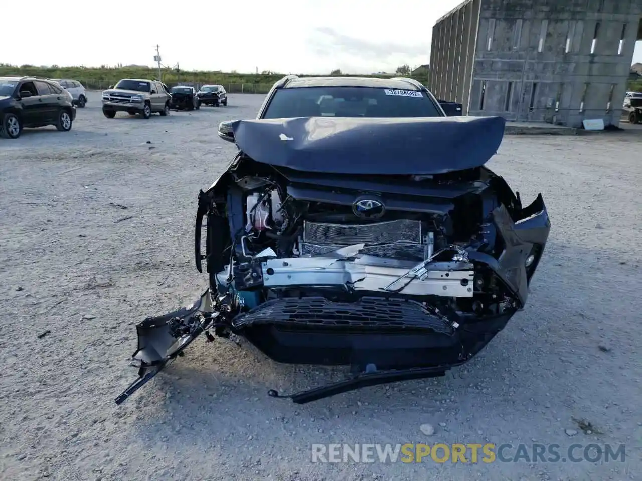 9 Photograph of a damaged car 4T3E6RFV8MU060945 TOYOTA RAV4 2021