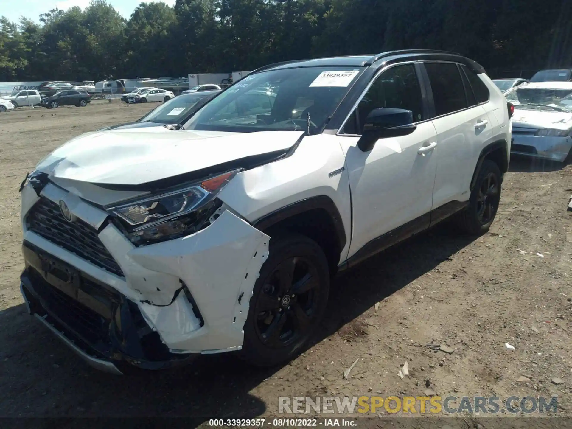 2 Photograph of a damaged car 4T3E6RFV9MU022219 TOYOTA RAV4 2021