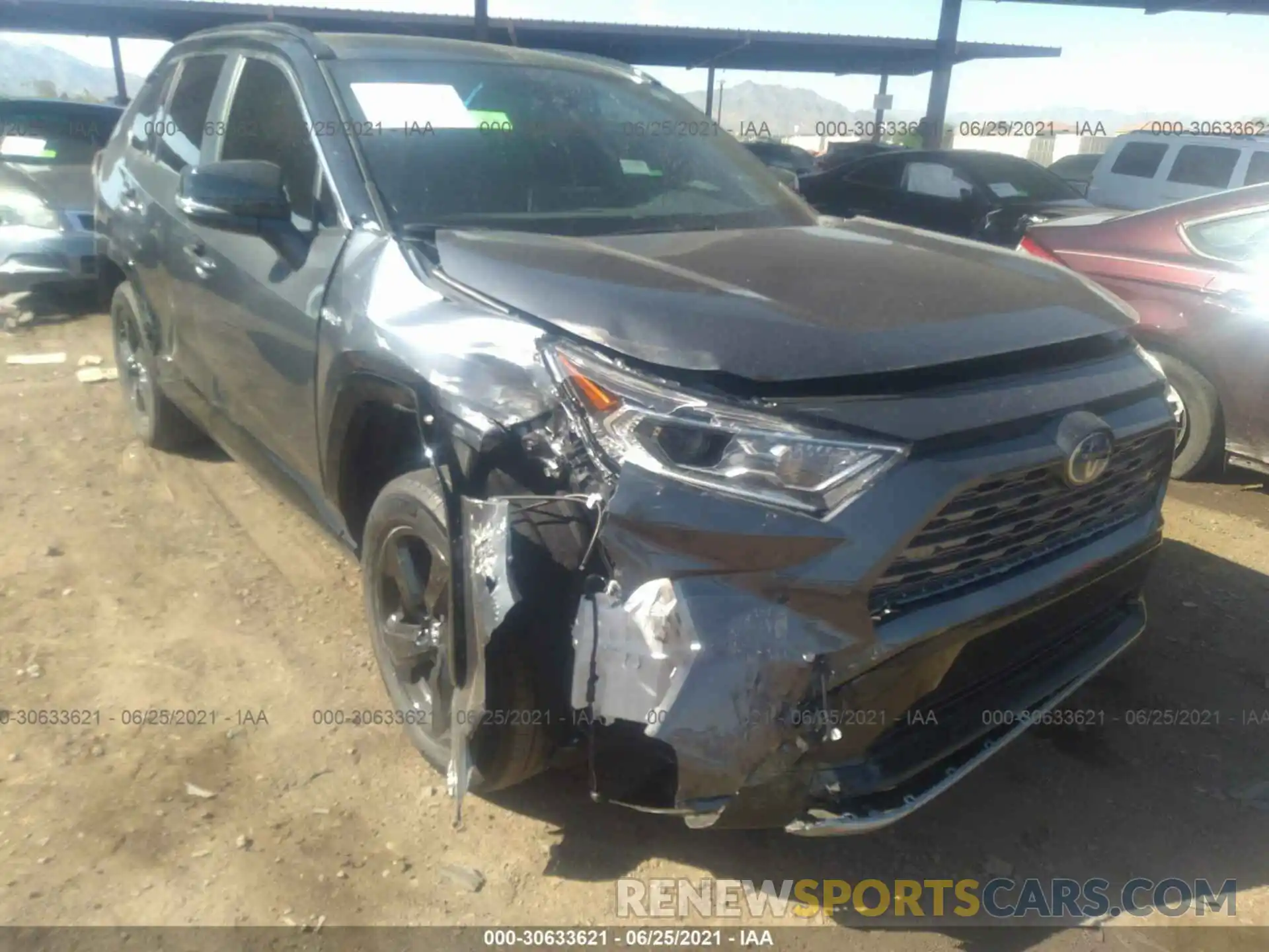 6 Photograph of a damaged car 4T3E6RFV9MU026464 TOYOTA RAV4 2021