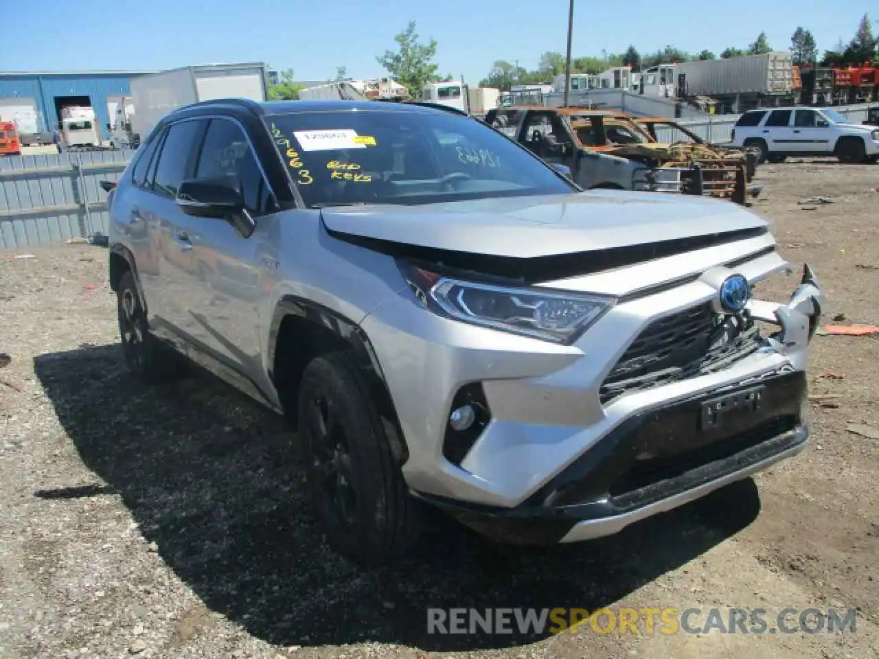 1 Photograph of a damaged car 4T3E6RFV9MU032815 TOYOTA RAV4 2021