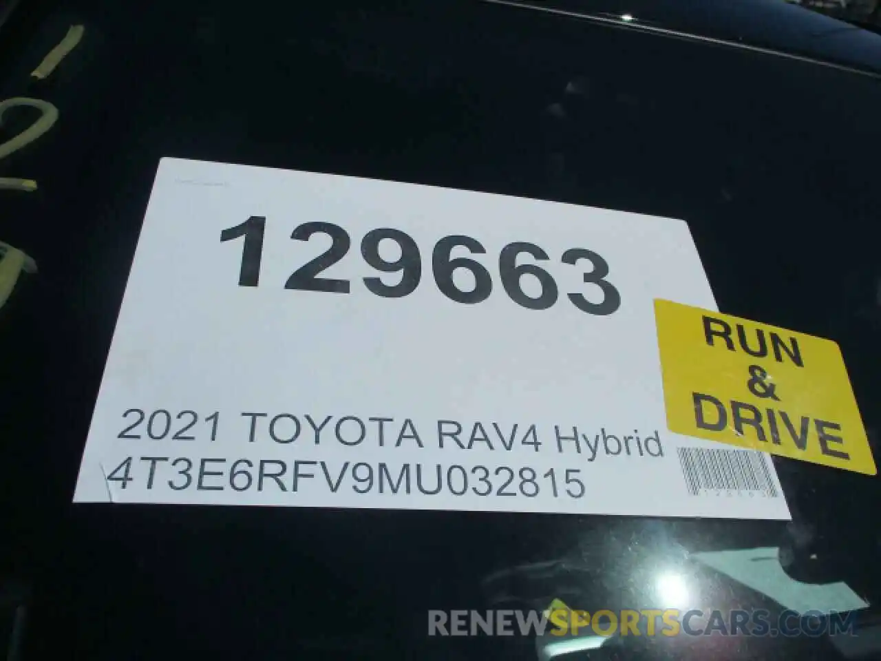 9 Фотография поврежденного автомобиля 4T3E6RFV9MU032815 TOYOTA RAV4 2021