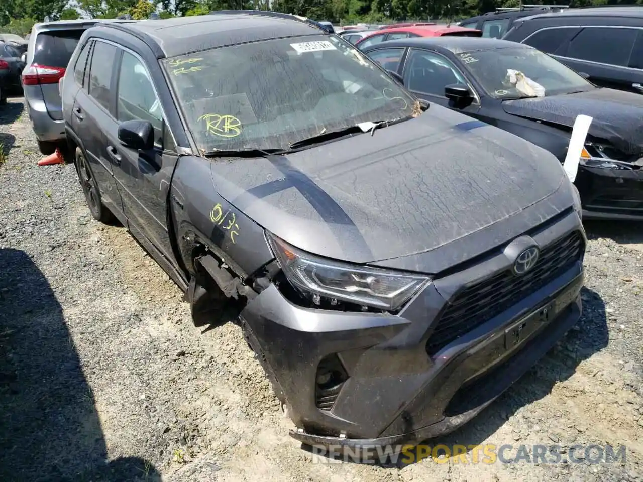 1 Photograph of a damaged car 4T3E6RFV9MU039196 TOYOTA RAV4 2021