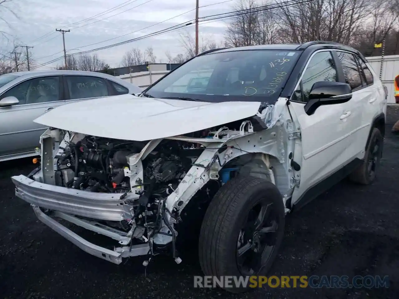 2 Photograph of a damaged car 4T3E6RFV9MU042440 TOYOTA RAV4 2021