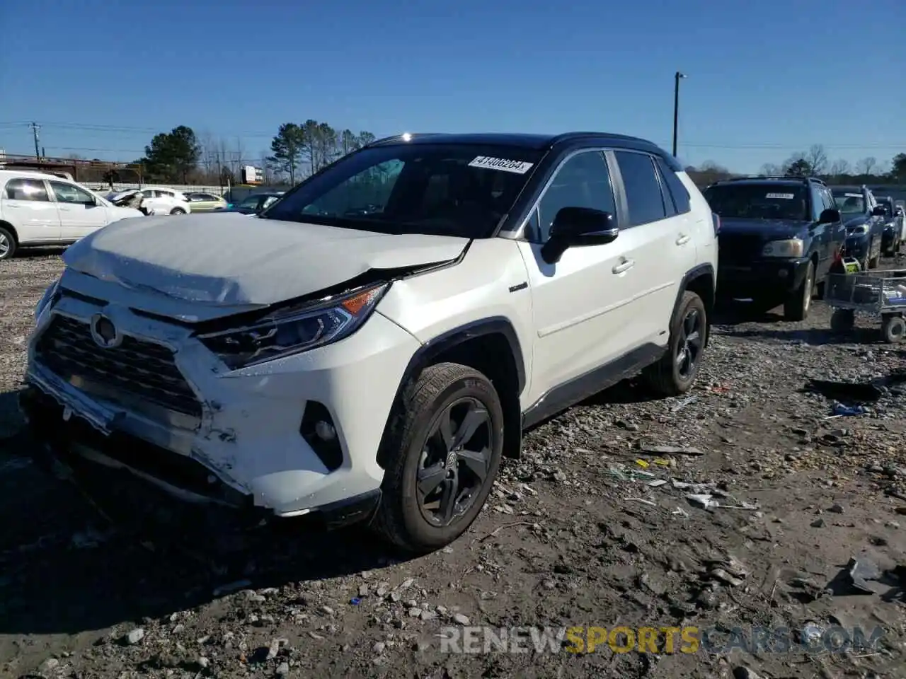 1 Photograph of a damaged car 4T3E6RFV9MU043393 TOYOTA RAV4 2021