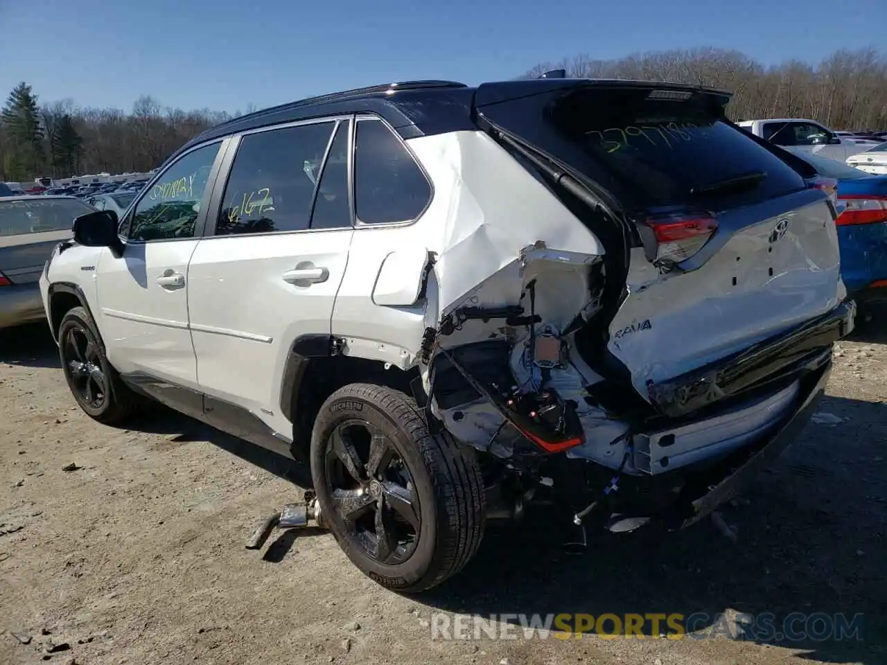 3 Photograph of a damaged car 4T3E6RFV9MU048075 TOYOTA RAV4 2021