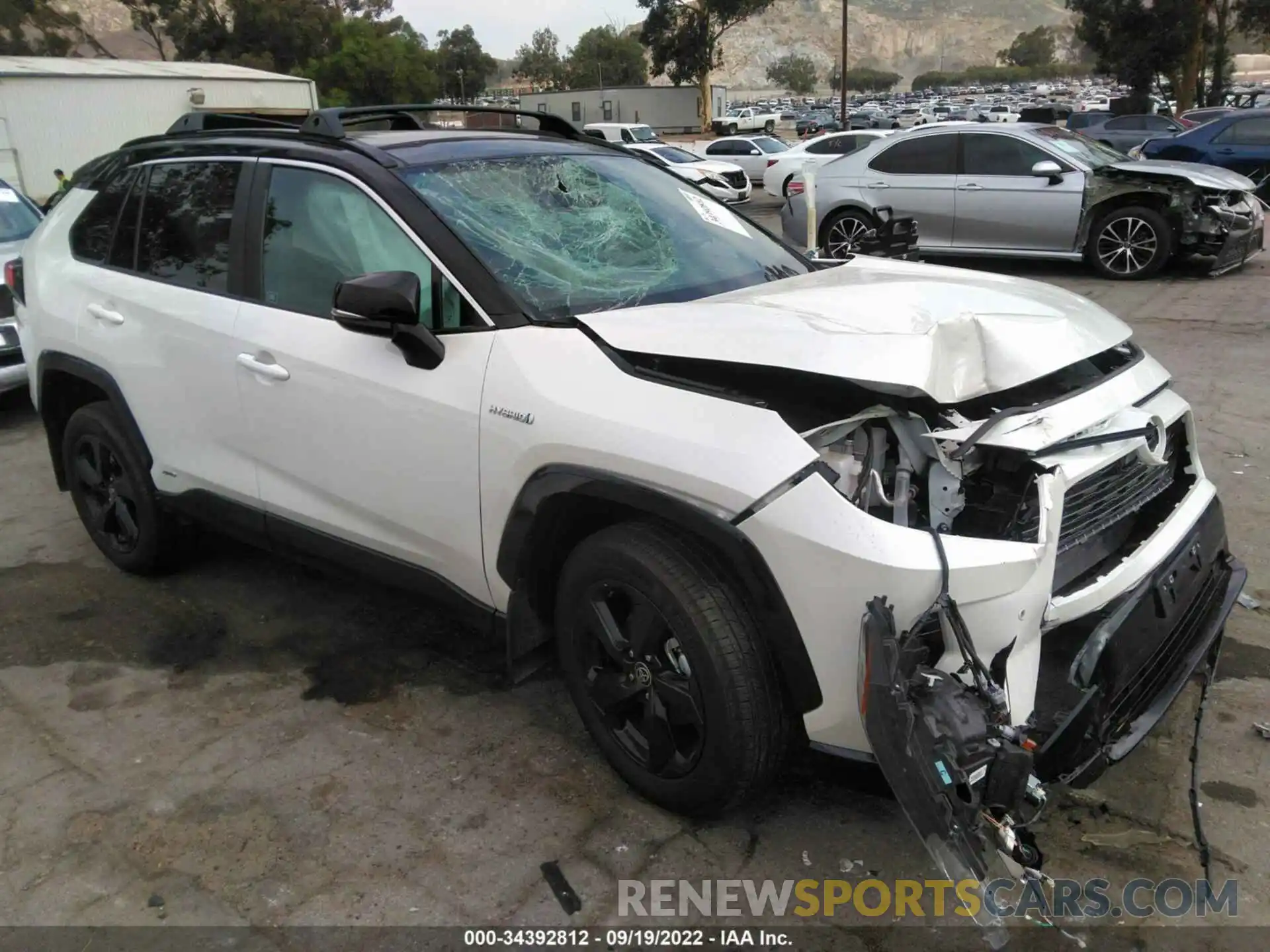 1 Photograph of a damaged car 4T3E6RFV9MU050750 TOYOTA RAV4 2021