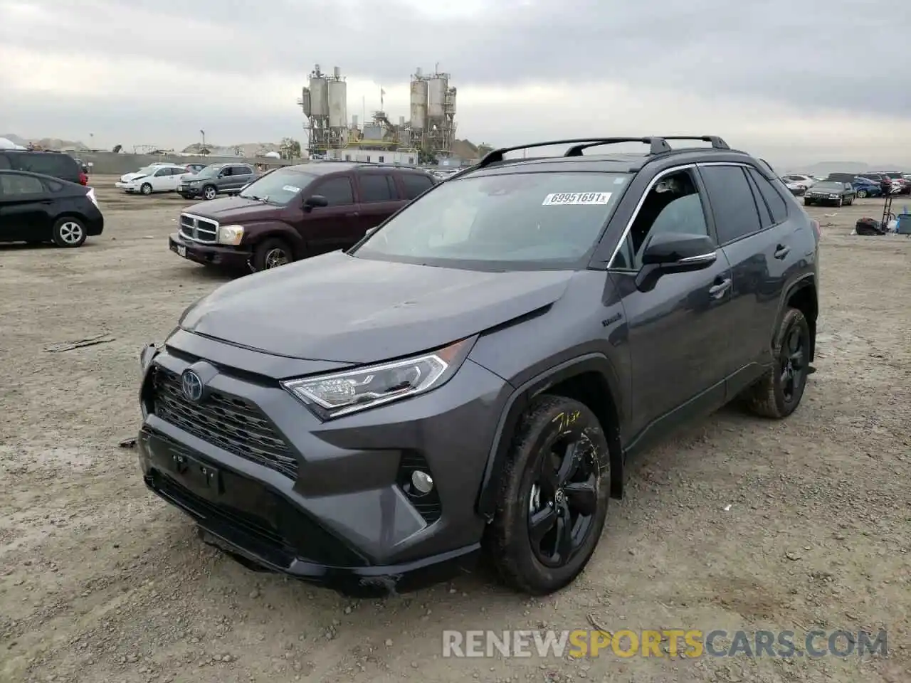 2 Photograph of a damaged car 4T3E6RFV9MU052384 TOYOTA RAV4 2021