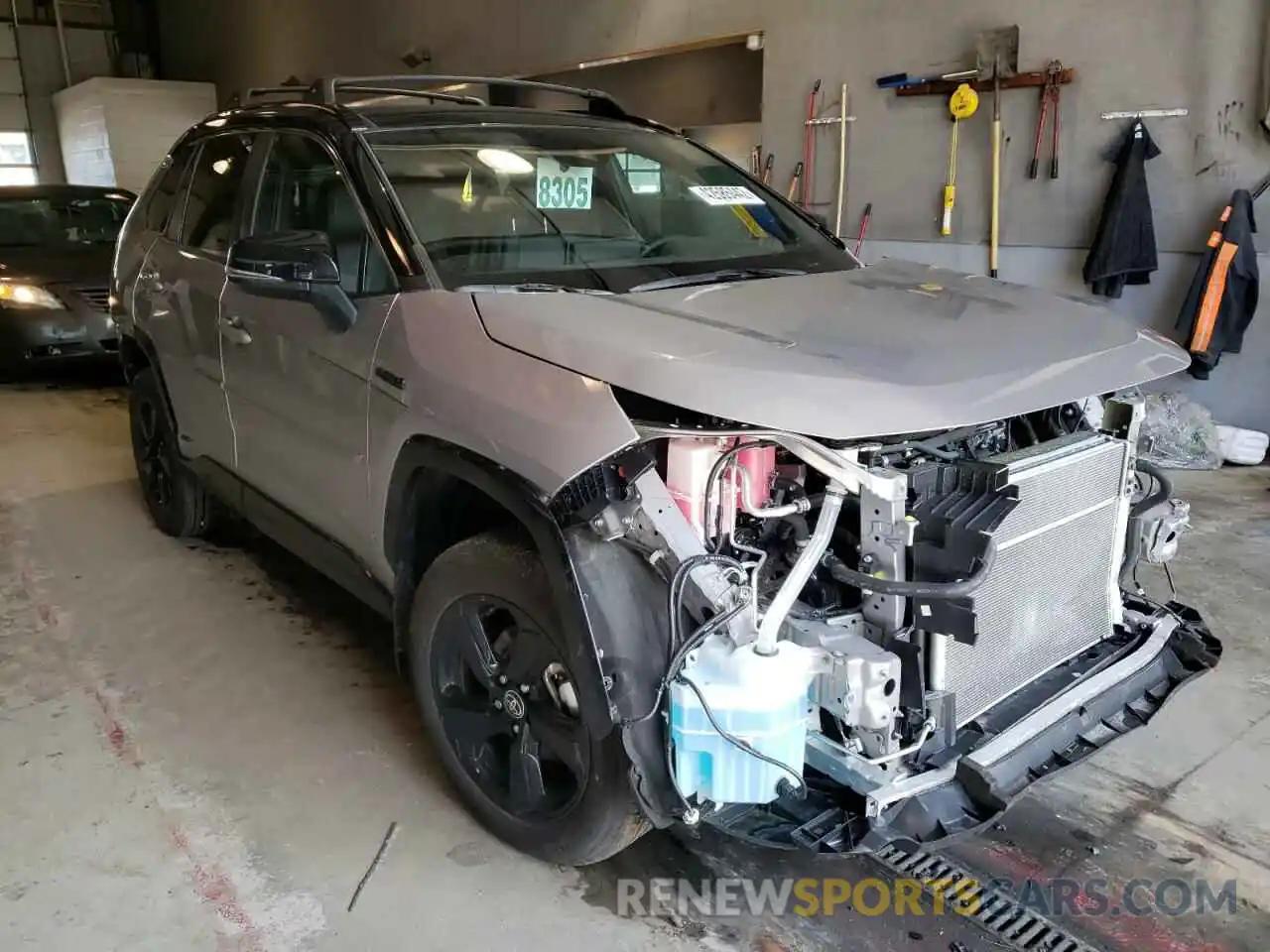 1 Photograph of a damaged car 4T3E6RFV9MU055737 TOYOTA RAV4 2021