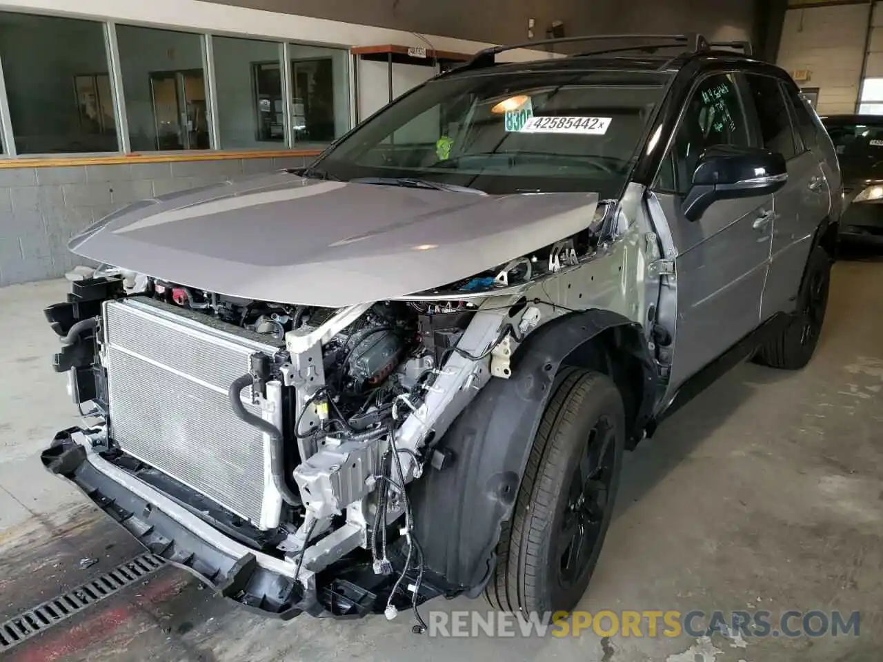 2 Photograph of a damaged car 4T3E6RFV9MU055737 TOYOTA RAV4 2021