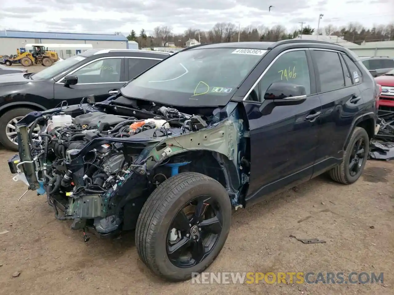 2 Photograph of a damaged car 4T3E6RFV9MU059450 TOYOTA RAV4 2021