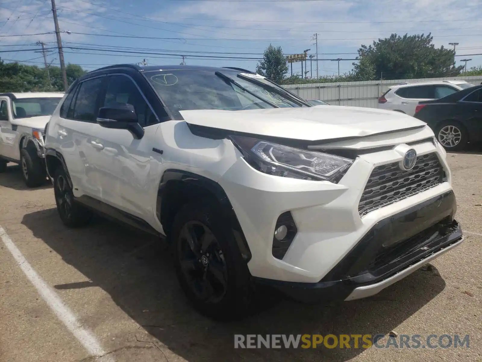 1 Photograph of a damaged car 4T3E6RFVXMU012721 TOYOTA RAV4 2021