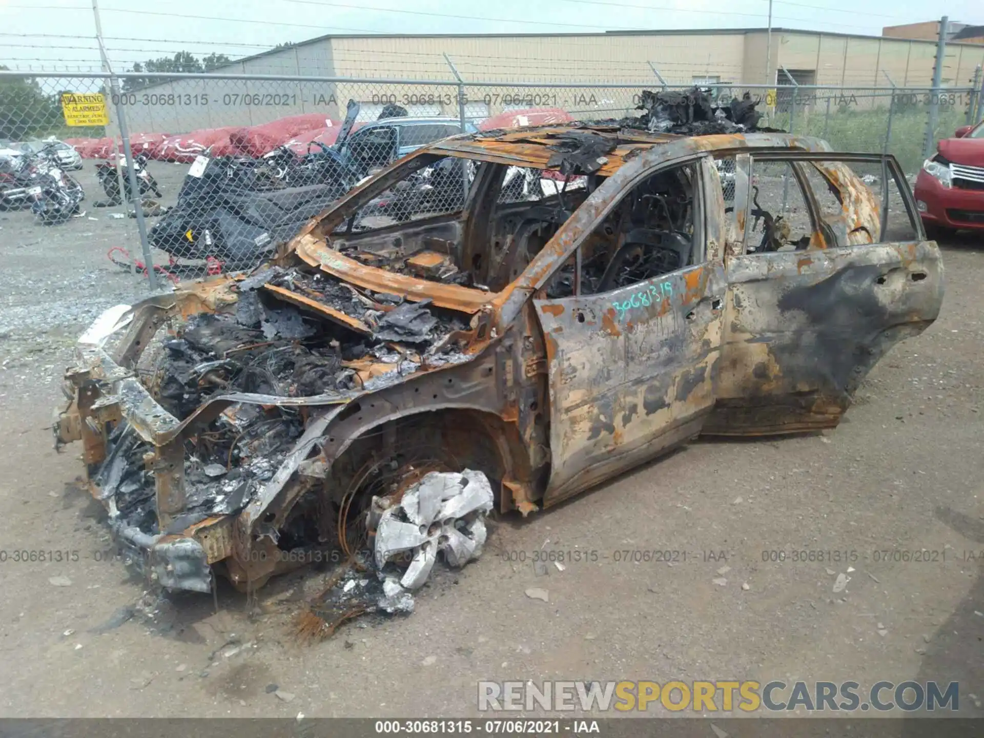 2 Photograph of a damaged car 4T3E6RFVXMU014131 TOYOTA RAV4 2021