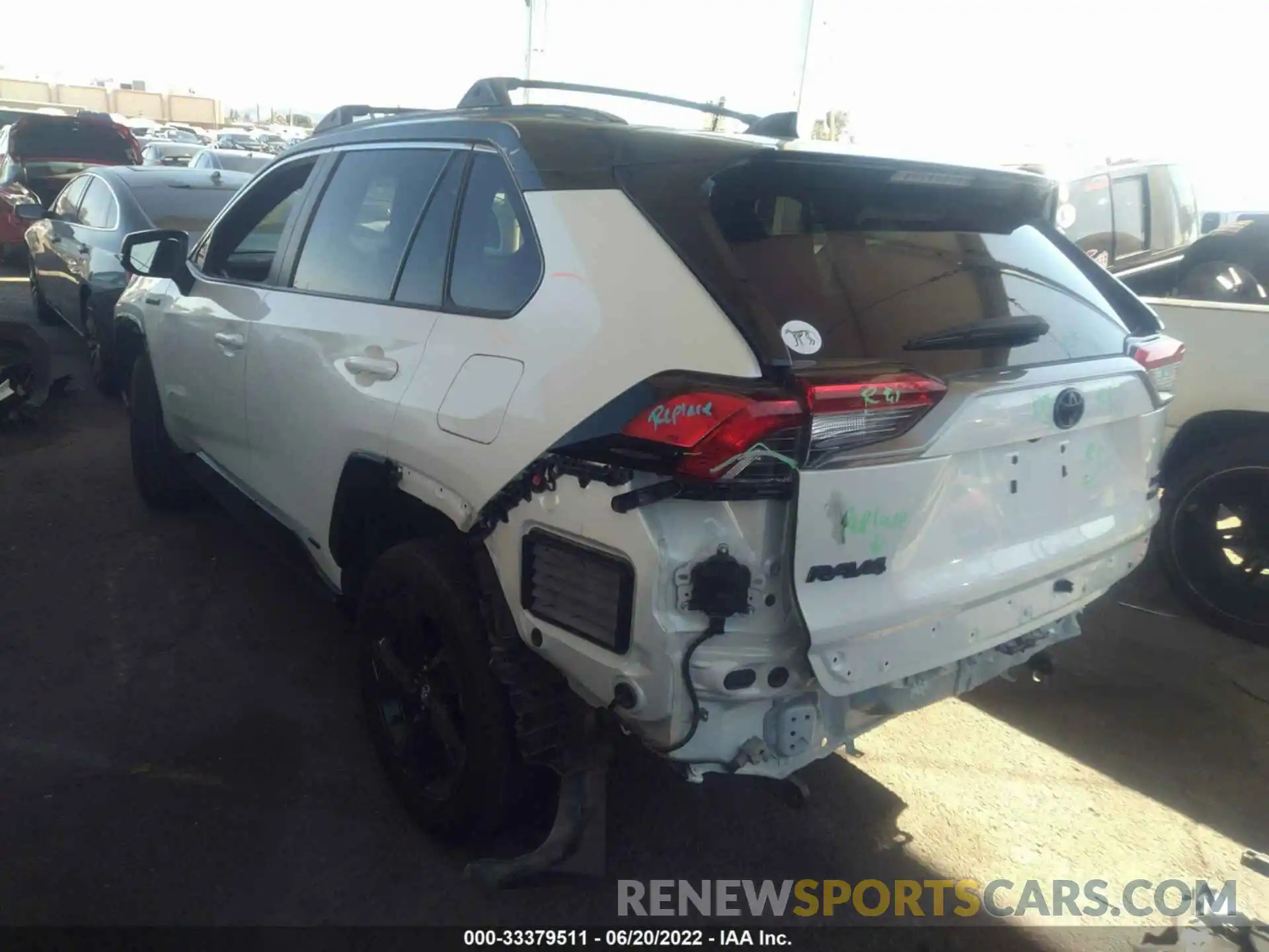 3 Фотография поврежденного автомобиля 4T3E6RFVXMU021600 TOYOTA RAV4 2021