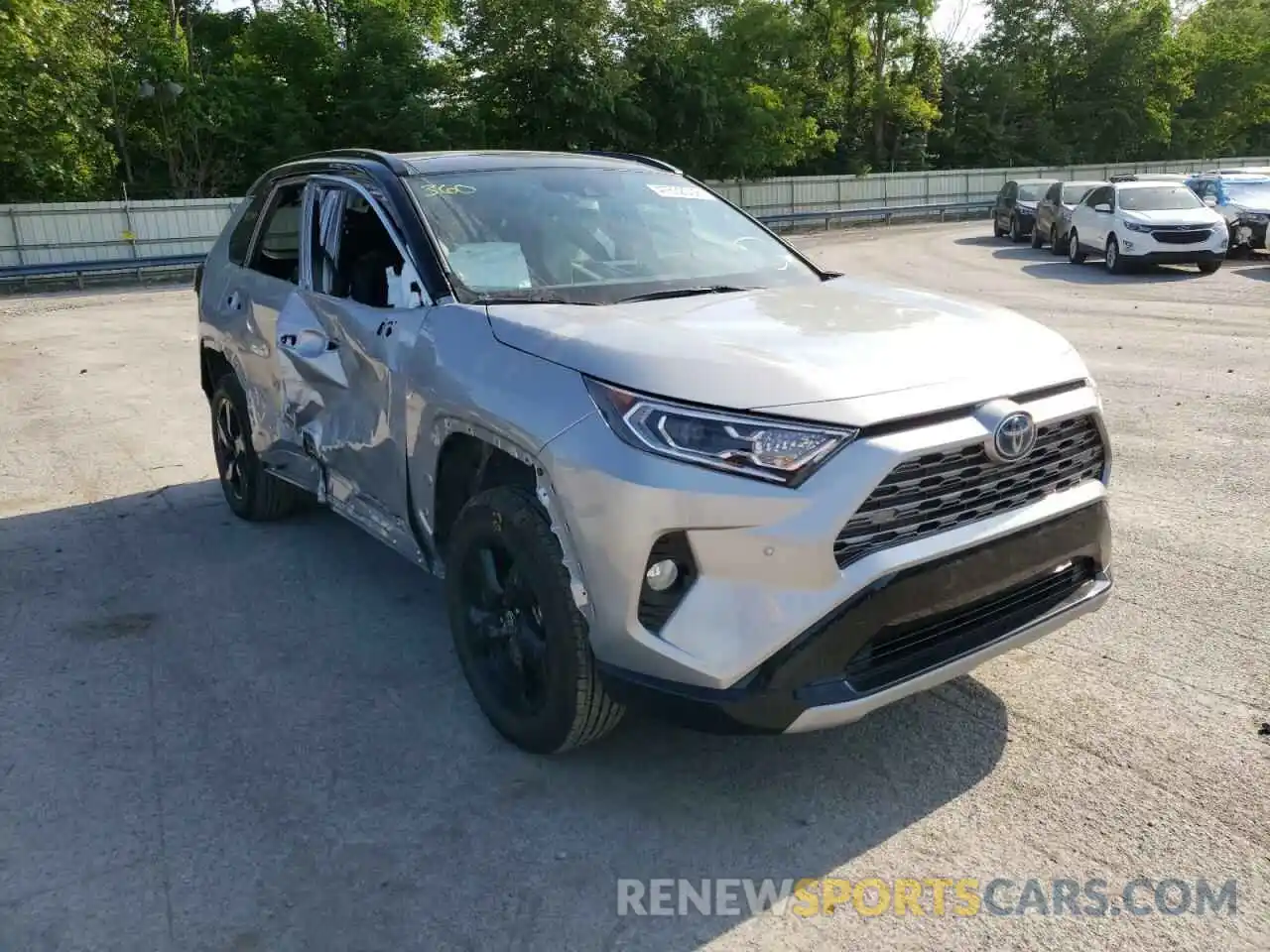 1 Photograph of a damaged car 4T3E6RFVXMU058226 TOYOTA RAV4 2021