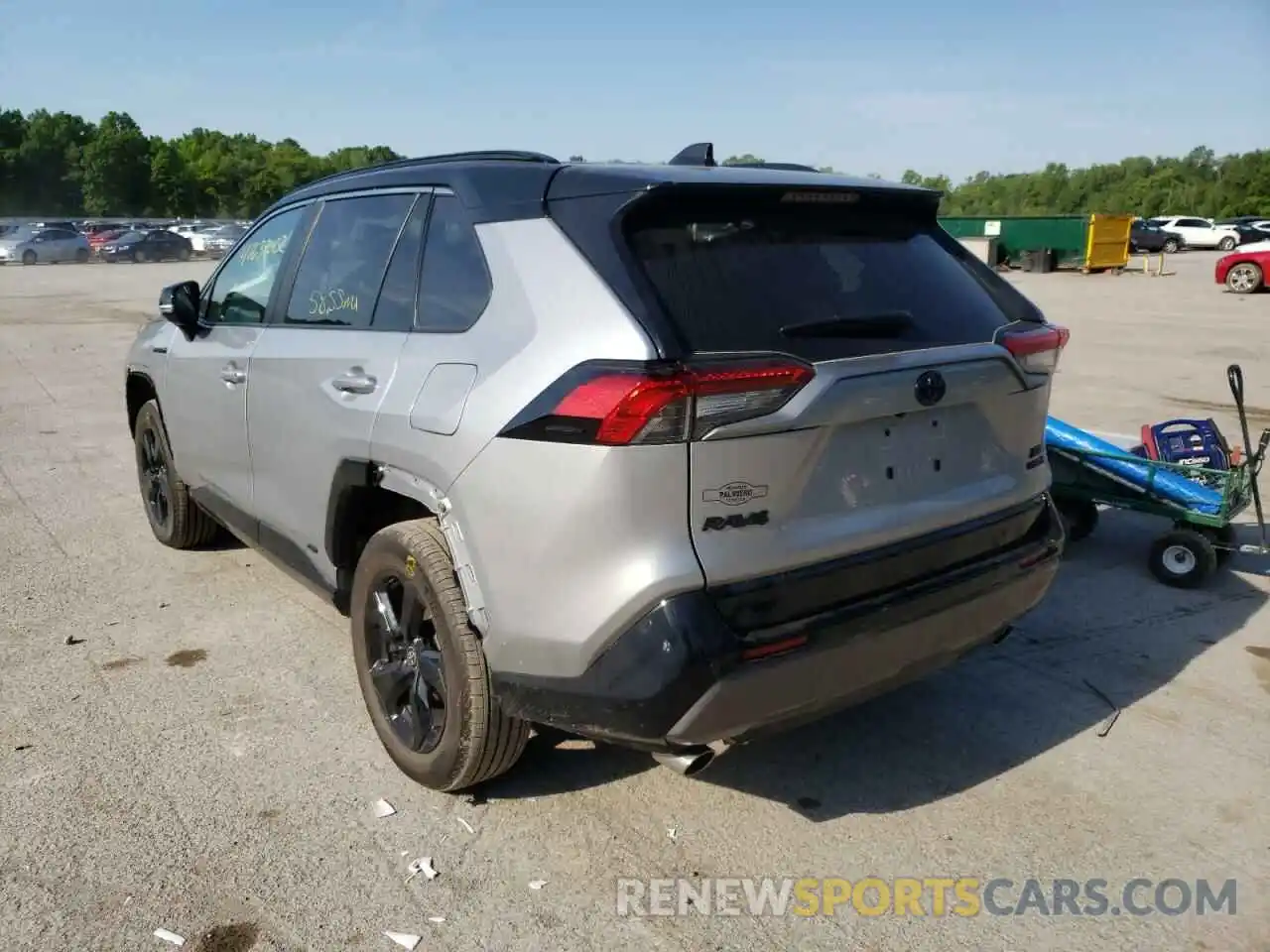 3 Photograph of a damaged car 4T3E6RFVXMU058226 TOYOTA RAV4 2021