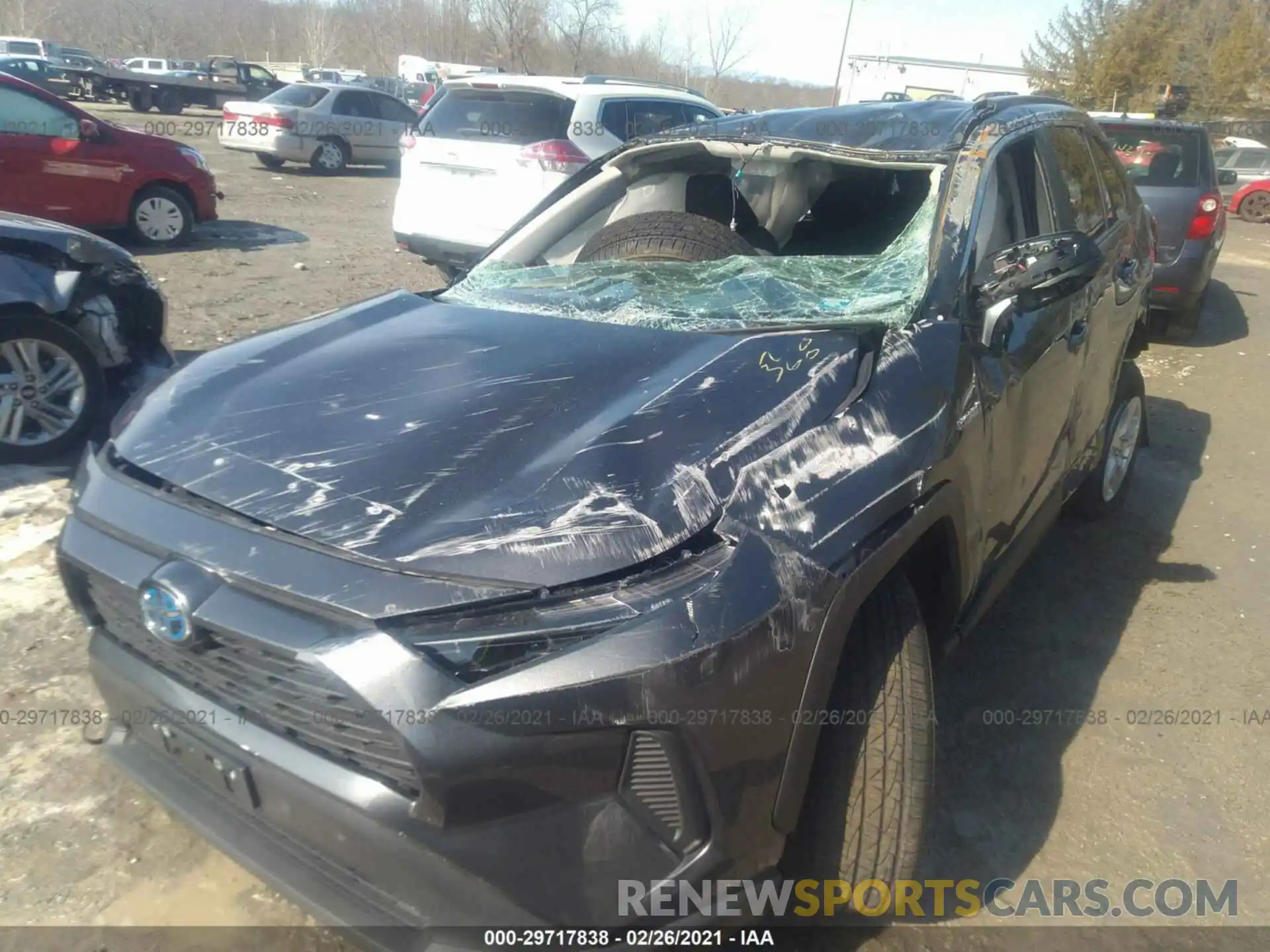 6 Photograph of a damaged car 4T3L6RFV0MU012914 TOYOTA RAV4 2021