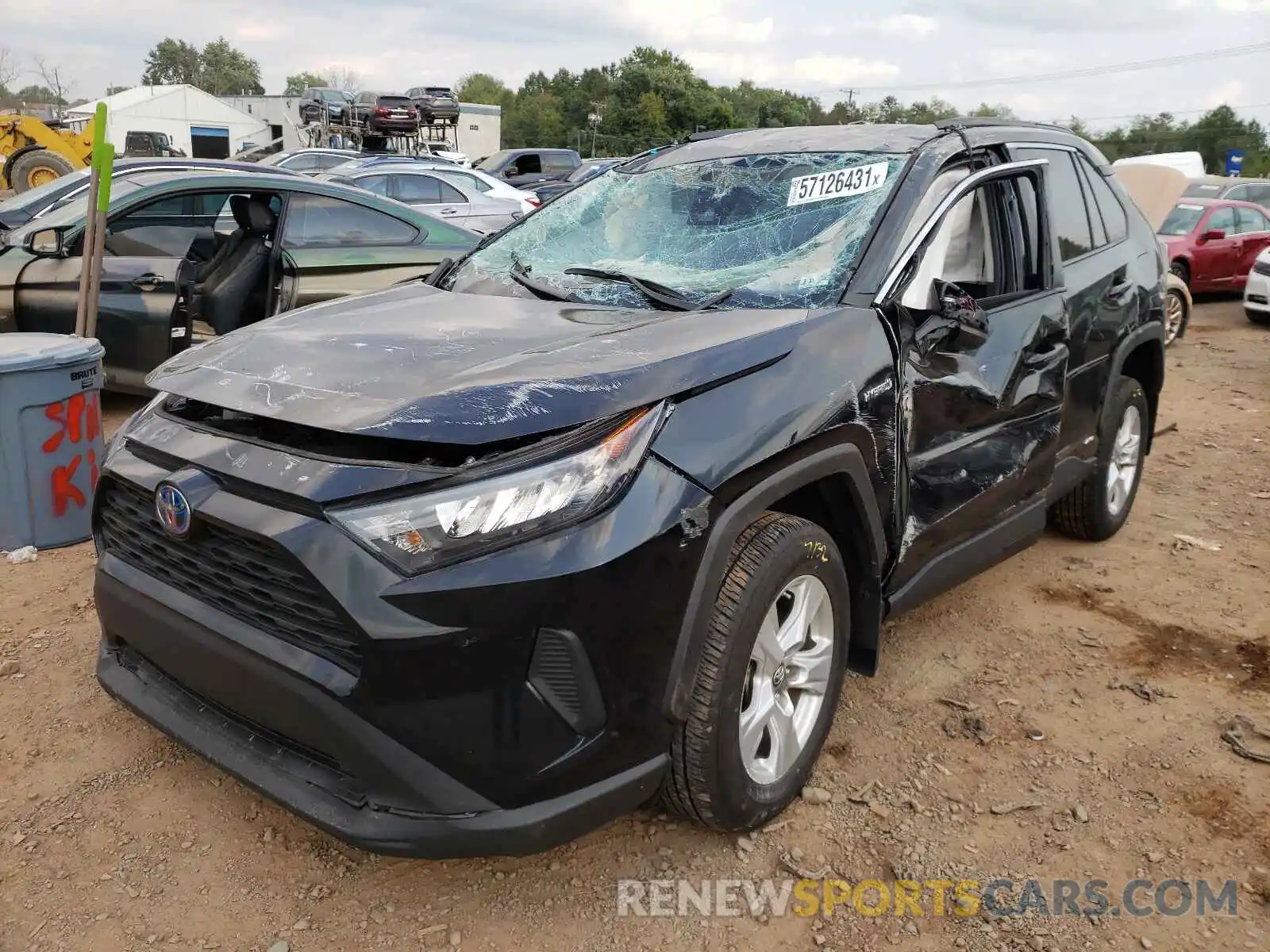 2 Photograph of a damaged car 4T3L6RFV0MU014596 TOYOTA RAV4 2021