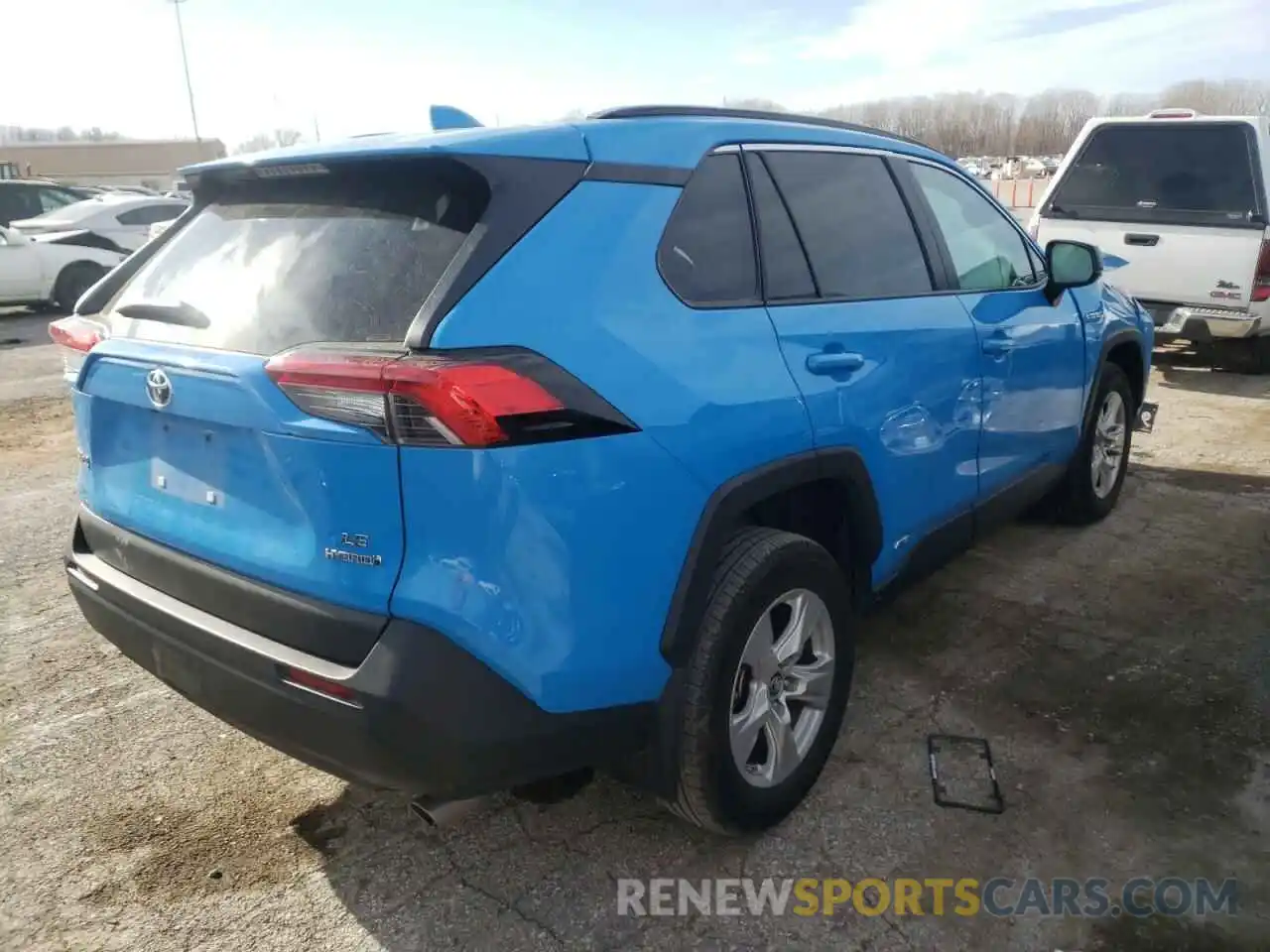 4 Фотография поврежденного автомобиля 4T3L6RFV1MU014137 TOYOTA RAV4 2021