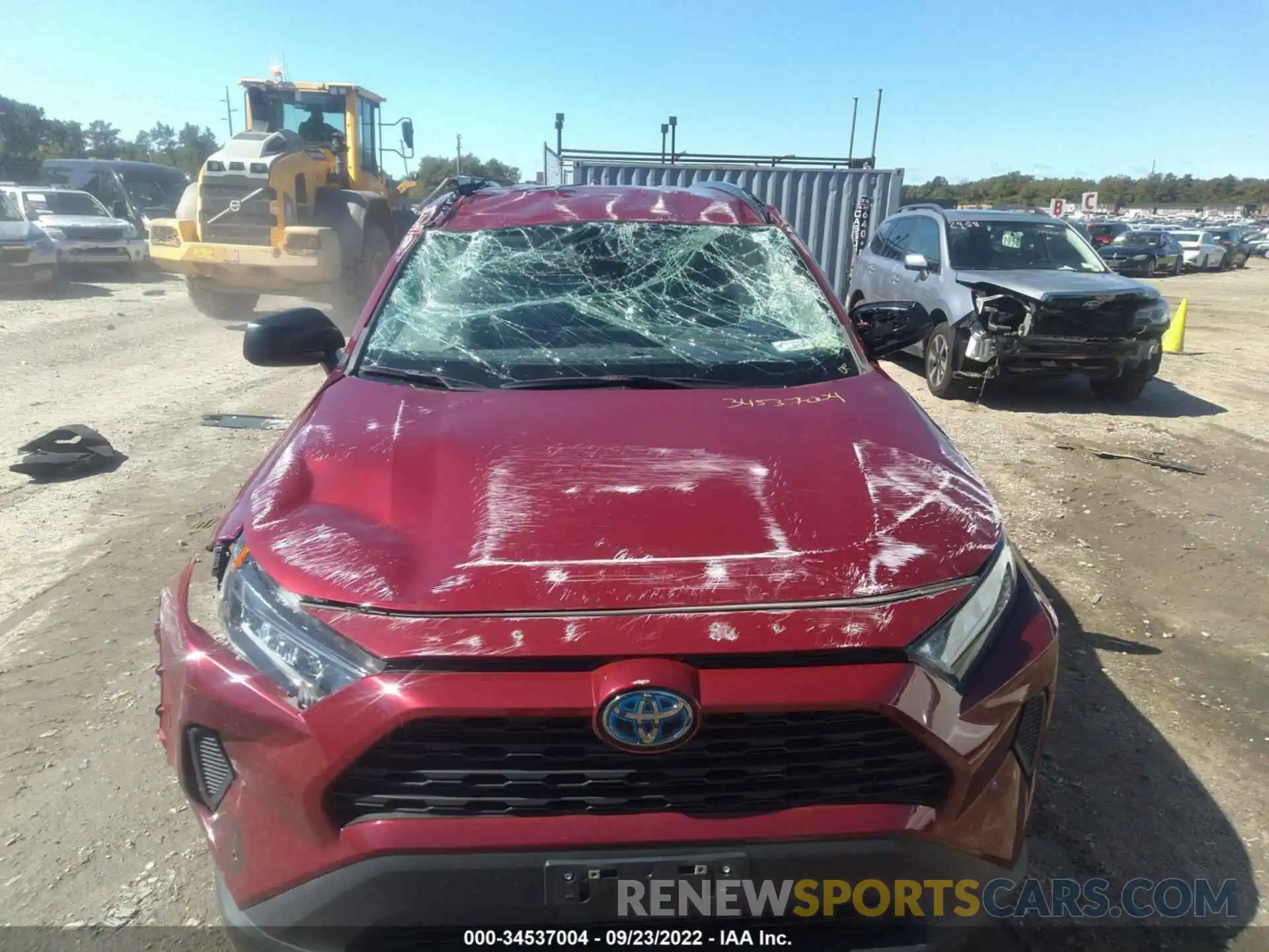 6 Photograph of a damaged car 4T3L6RFV1MU028538 TOYOTA RAV4 2021