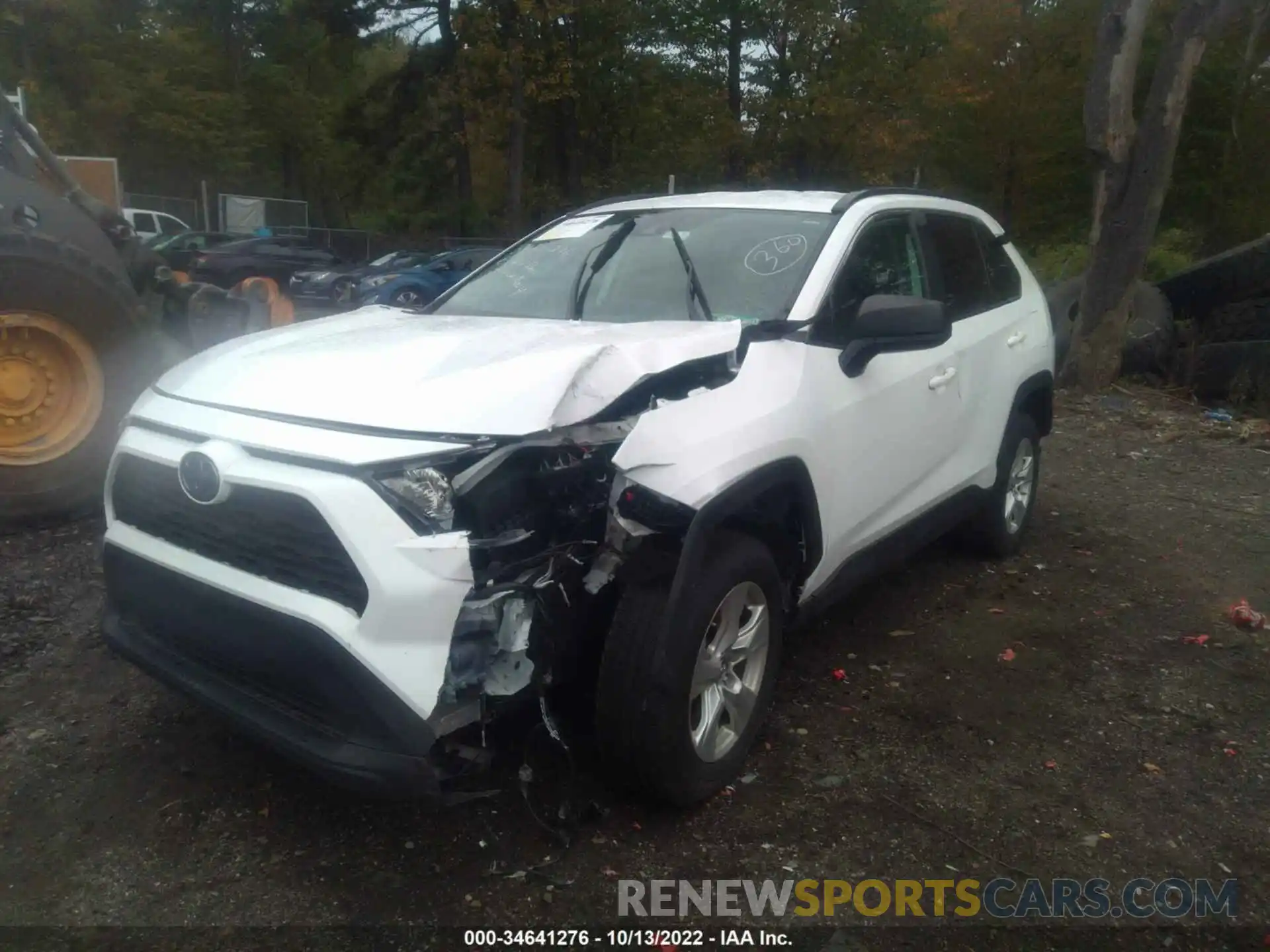 2 Photograph of a damaged car 4T3L6RFV2MU018004 TOYOTA RAV4 2021