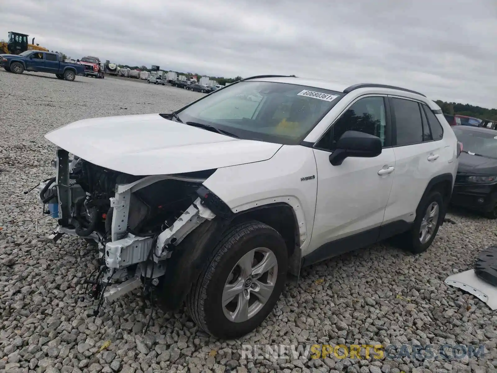 2 Photograph of a damaged car 4T3L6RFV3MU025057 TOYOTA RAV4 2021