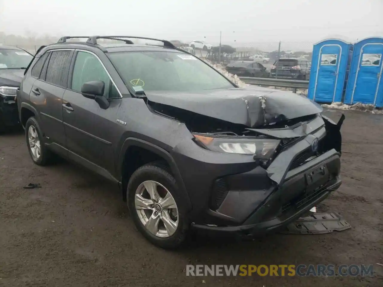 1 Photograph of a damaged car 4T3L6RFV4MU008557 TOYOTA RAV4 2021