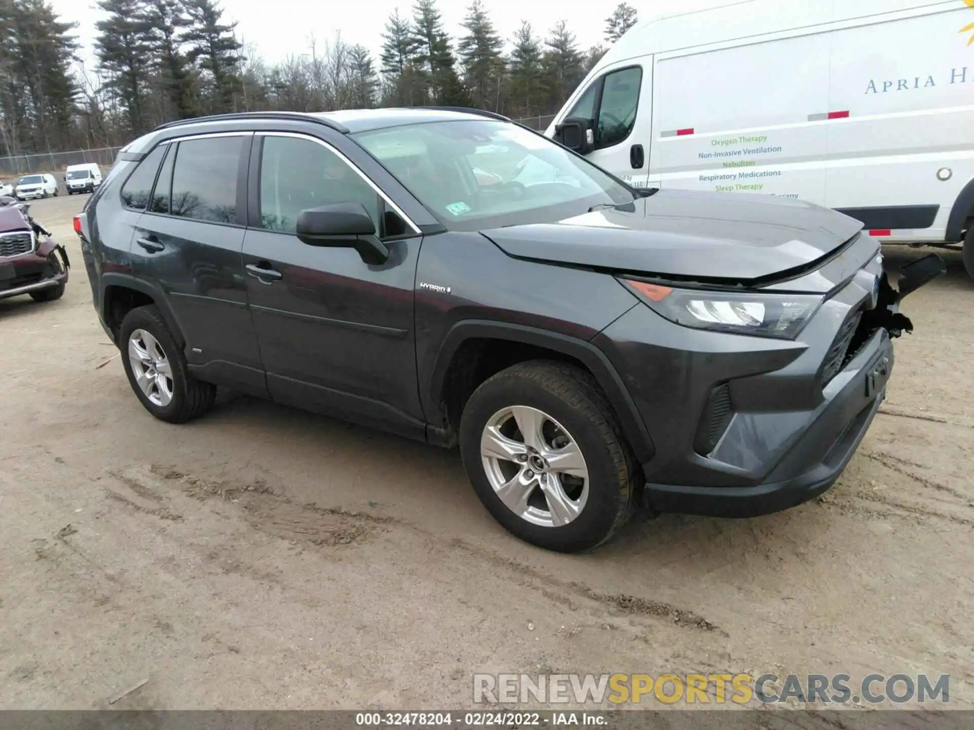 1 Фотография поврежденного автомобиля 4T3L6RFV5MU015422 TOYOTA RAV4 2021