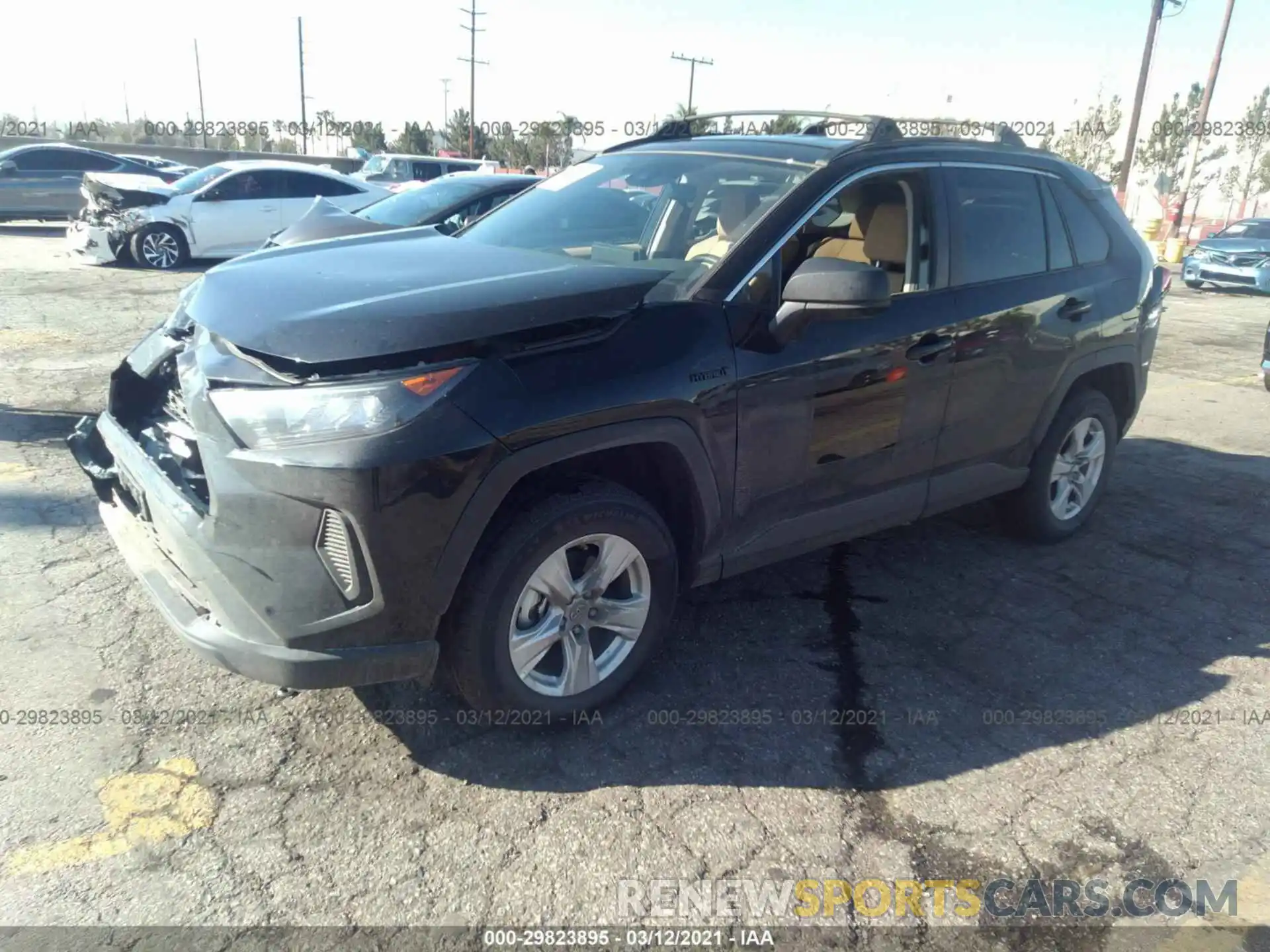 2 Photograph of a damaged car 4T3L6RFV5MU022807 TOYOTA RAV4 2021