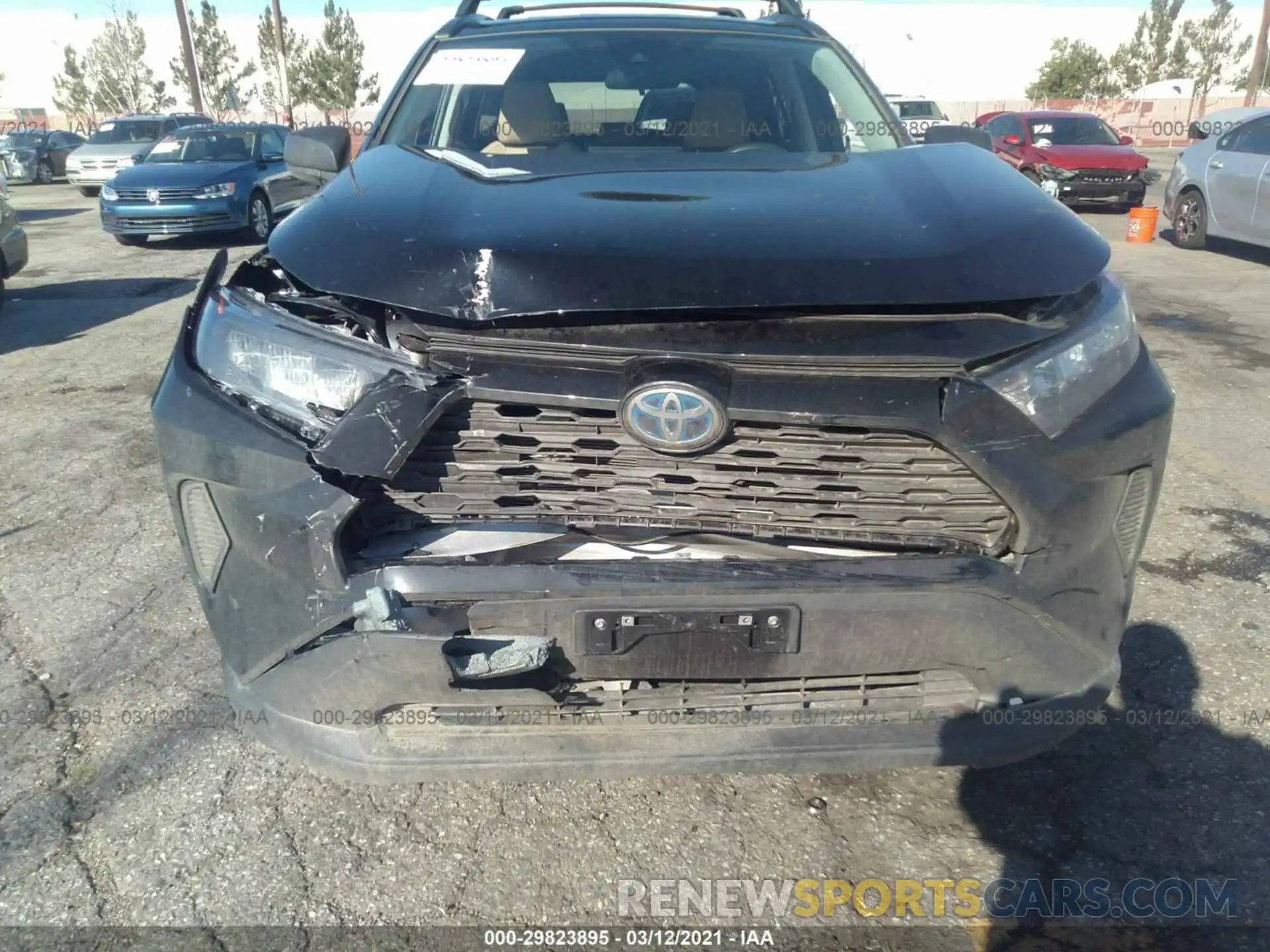 6 Photograph of a damaged car 4T3L6RFV5MU022807 TOYOTA RAV4 2021