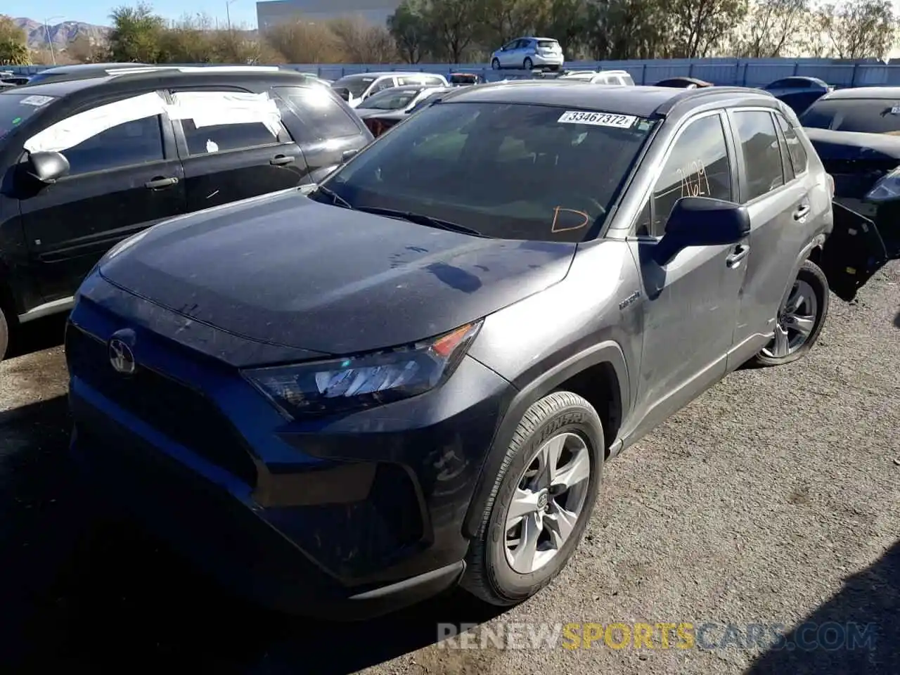 2 Photograph of a damaged car 4T3L6RFV5MU031264 TOYOTA RAV4 2021