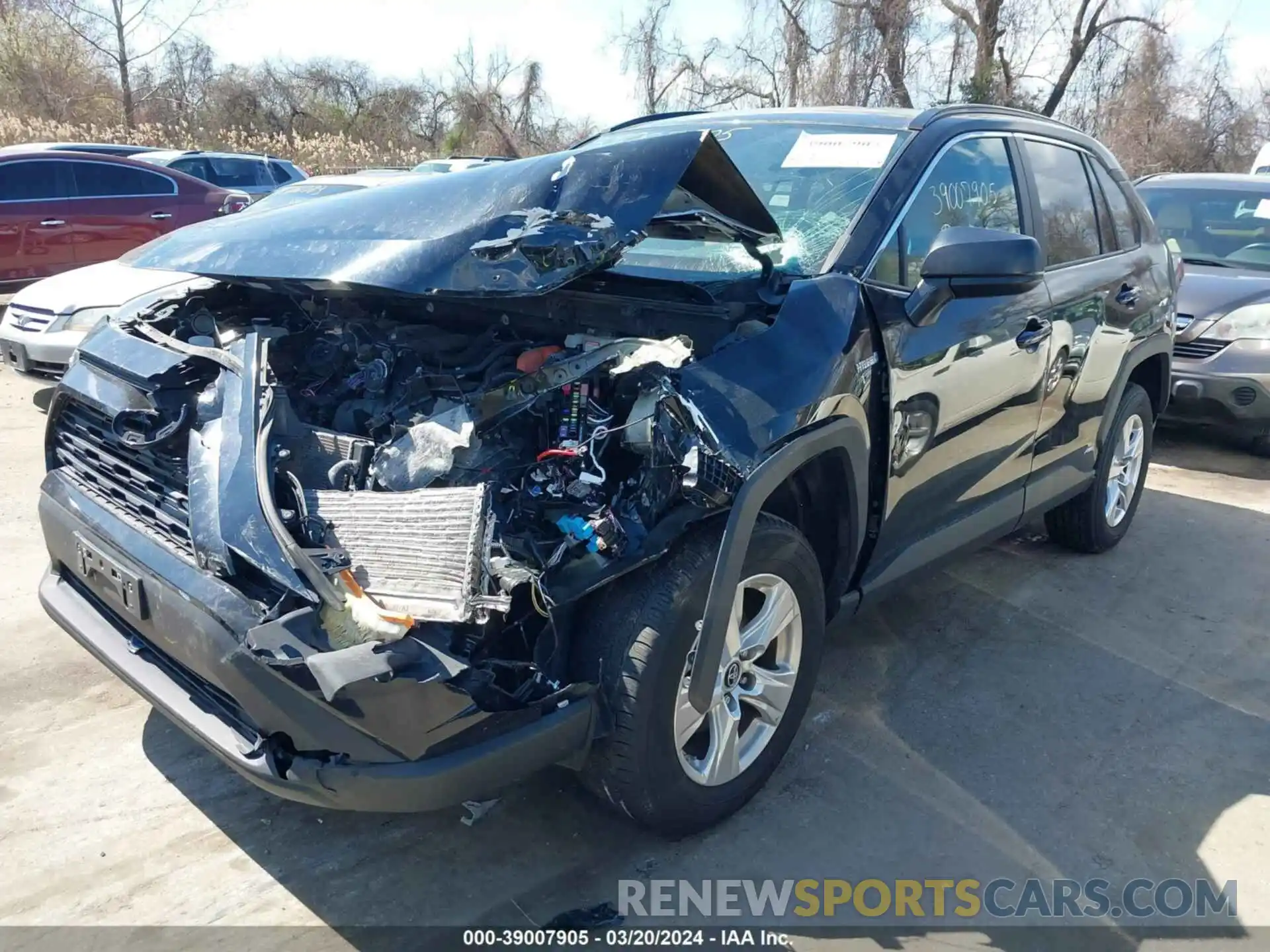 2 Photograph of a damaged car 4T3L6RFV6MU012044 TOYOTA RAV4 2021