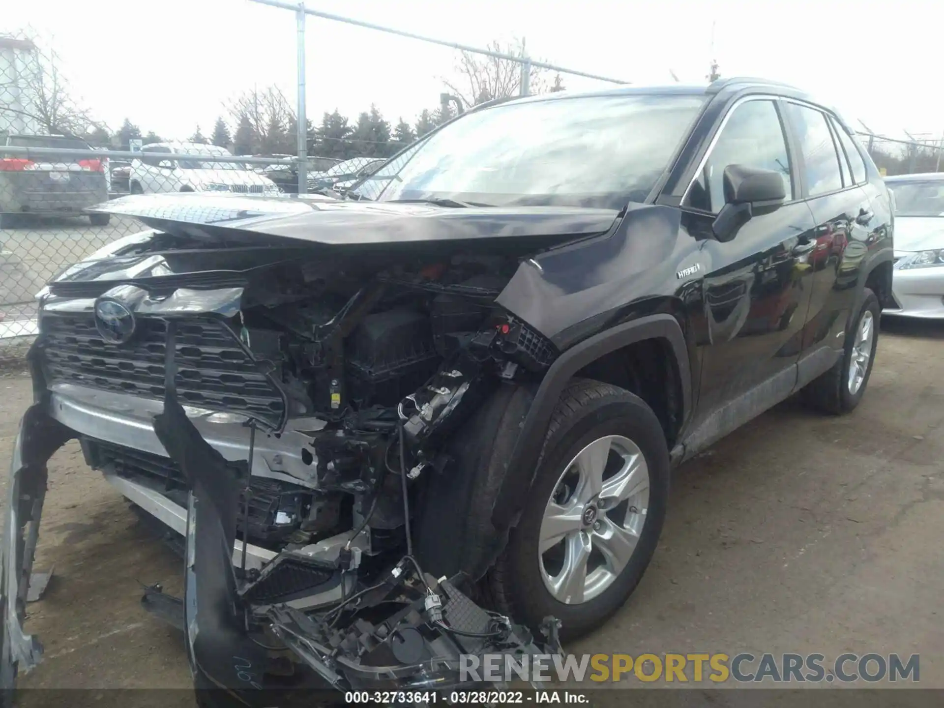 2 Photograph of a damaged car 4T3L6RFV6MU016966 TOYOTA RAV4 2021