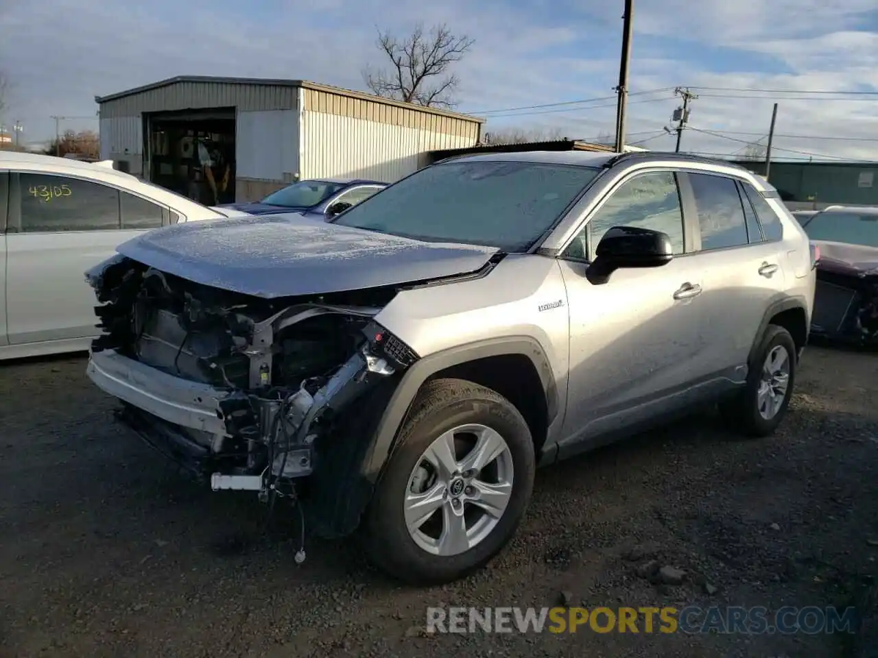 2 Photograph of a damaged car 4T3L6RFV7MU016698 TOYOTA RAV4 2021