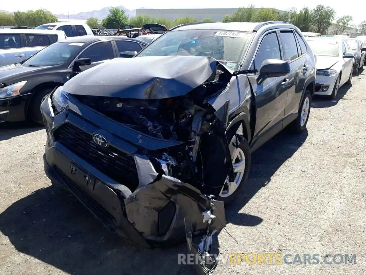 2 Photograph of a damaged car 4T3L6RFV7MU017043 TOYOTA RAV4 2021